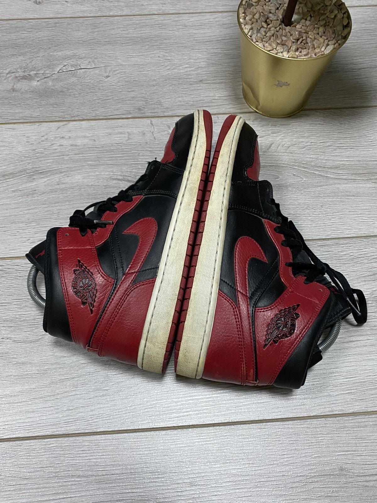 Jordan Brand Air Jordan Banned 1 (Bred 1) leather Size US 10.5 / EU 43-44 - 7 Thumbnail