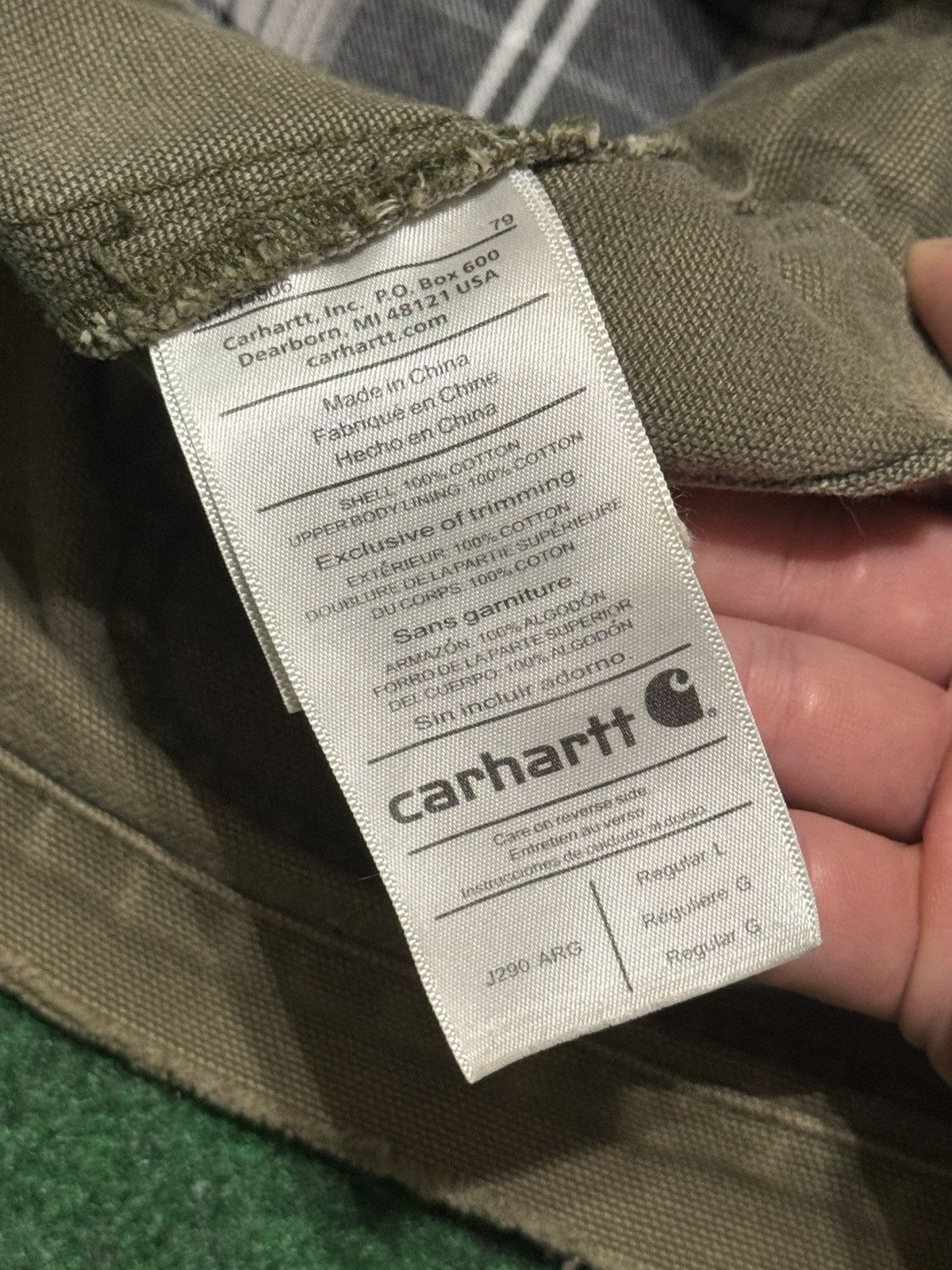 Carhartt Carhartt J290 Arg Large Military Field Style Cotton Jacket Size US L / EU 52-54 / 3 - 4 Thumbnail