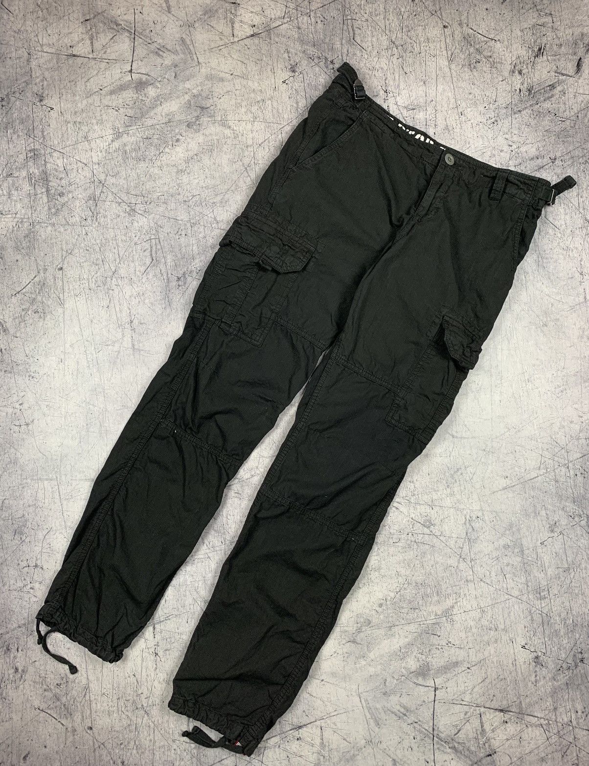 Alpha Industries × Vintage Vintage Alpha Industries Tactical Bondage Cargo Pants Y2K Size US 33 - 1 Thumbnail