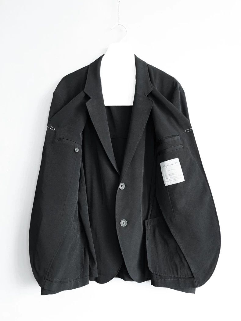 Yohji Yamamoto Yohji Yamamoto 21SS Double Triacetate Jacket 2504-Nextarrow Size US L / EU 52-54 / 3 - 1 Thumbnail