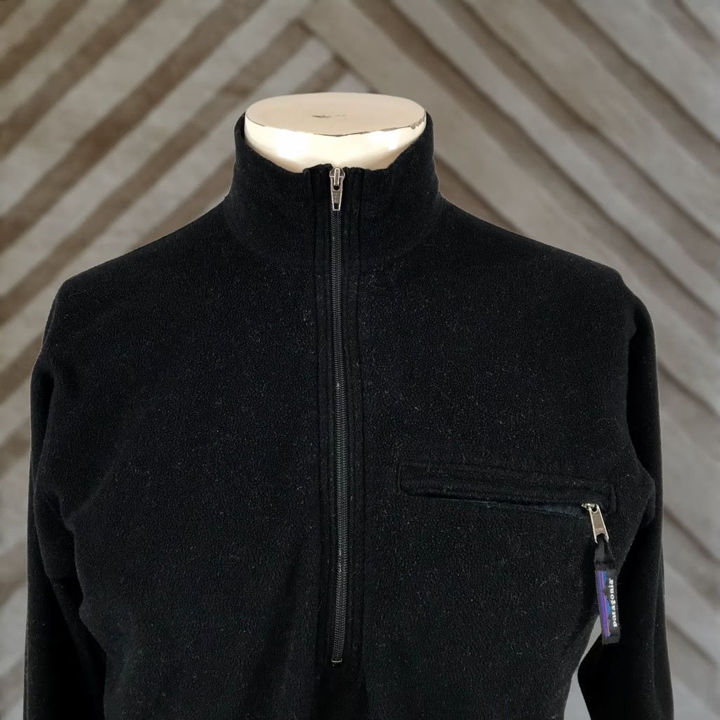 Patagonia VTG Patagonia - Men's Small - Black Fleece Half Zip Pullover Jacket USA, Fleece, Zip, Jacket, Men, Black, Patagonia, USA, S Size US S / EU 44-46 / 1 - 1 Thumbnail