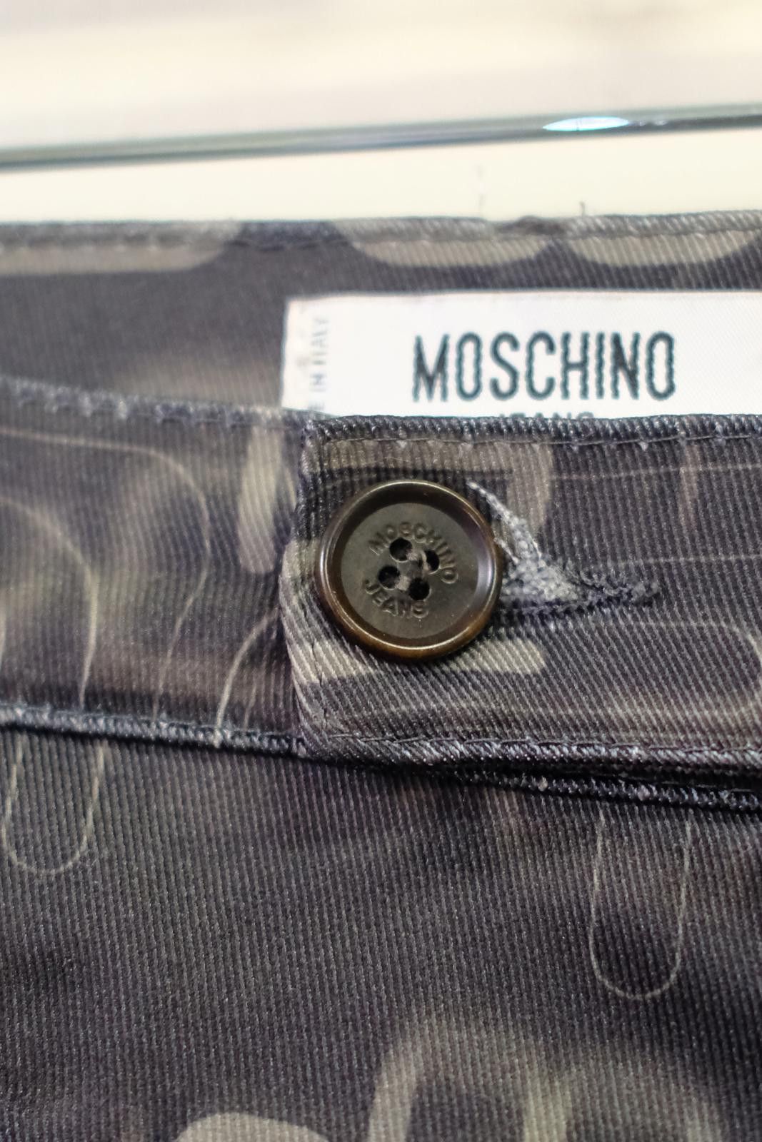 Moschino 00's Moschino Jeans Text Script Straight-Leg-Pant Size 30" / US 8 / IT 44 - 5 Thumbnail