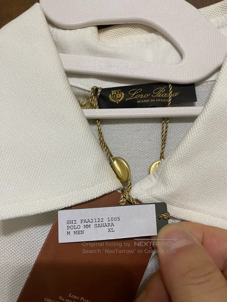 Loro Piana Loro Piana Men's Short Sleeve Polo Shirt T-Shirt Size US XL / EU 56 / 4 - 2 Thumbnail