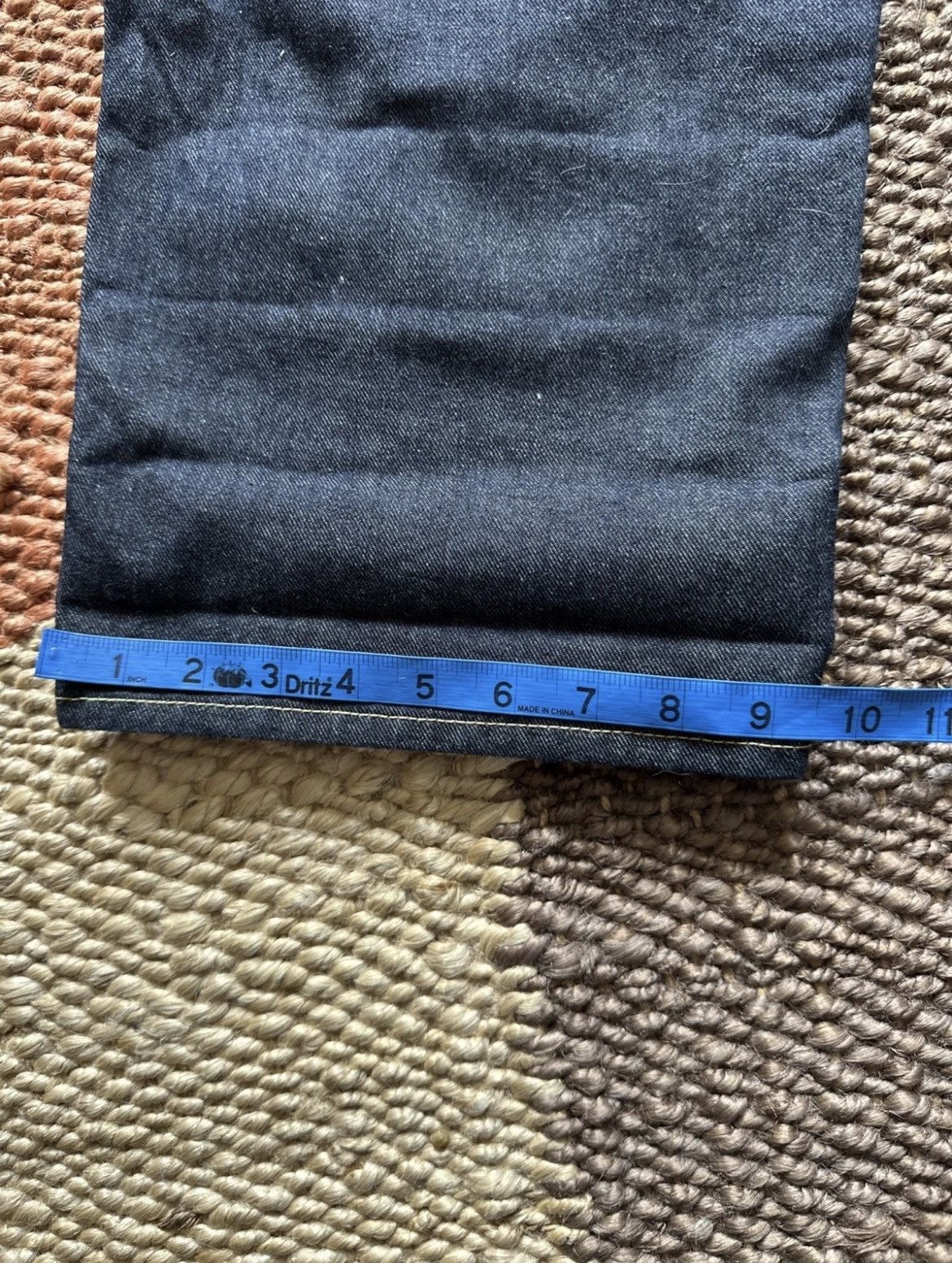 Sassafras Sassafras Fall Leaf Tough Pant Mens Sz M 32 Raw Denim Japan Size US 32 / EU 48 - 7 Thumbnail