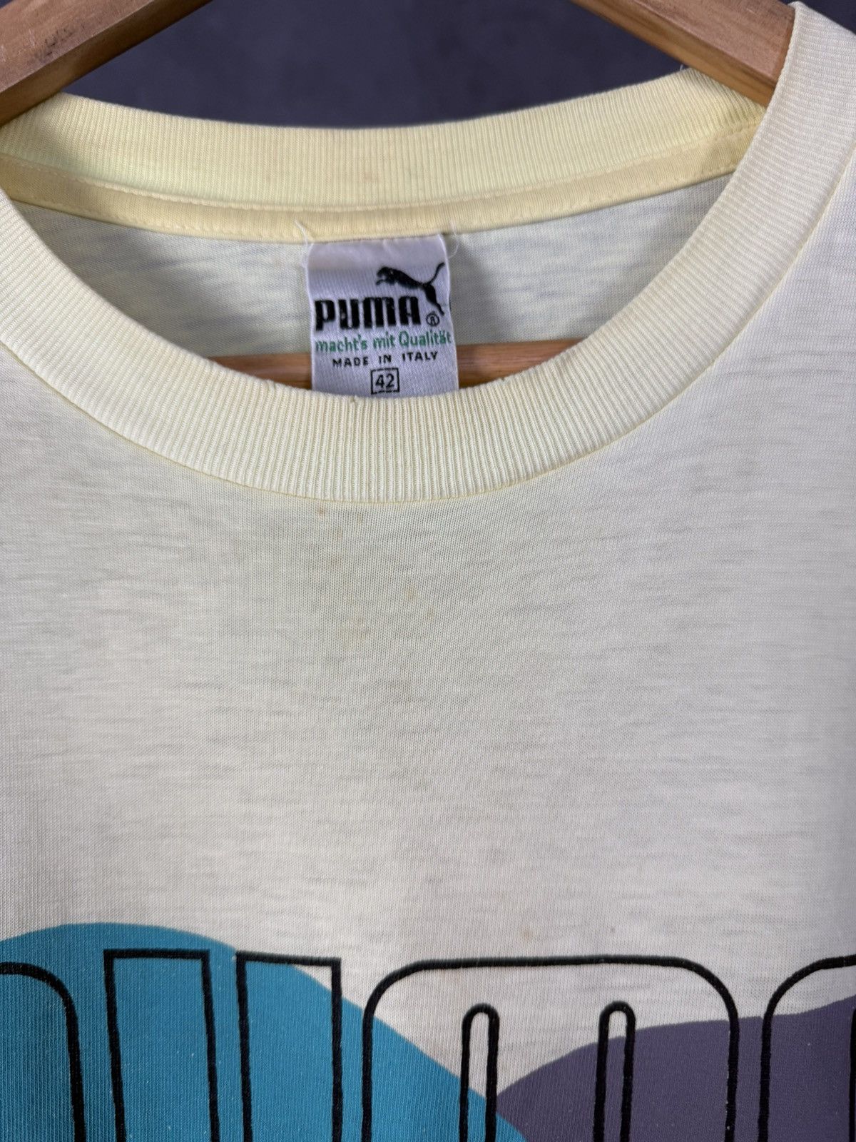 Puma Puma vintage 1989 sportwear tee Size US XL / EU 56 / 4 - 10 Thumbnail