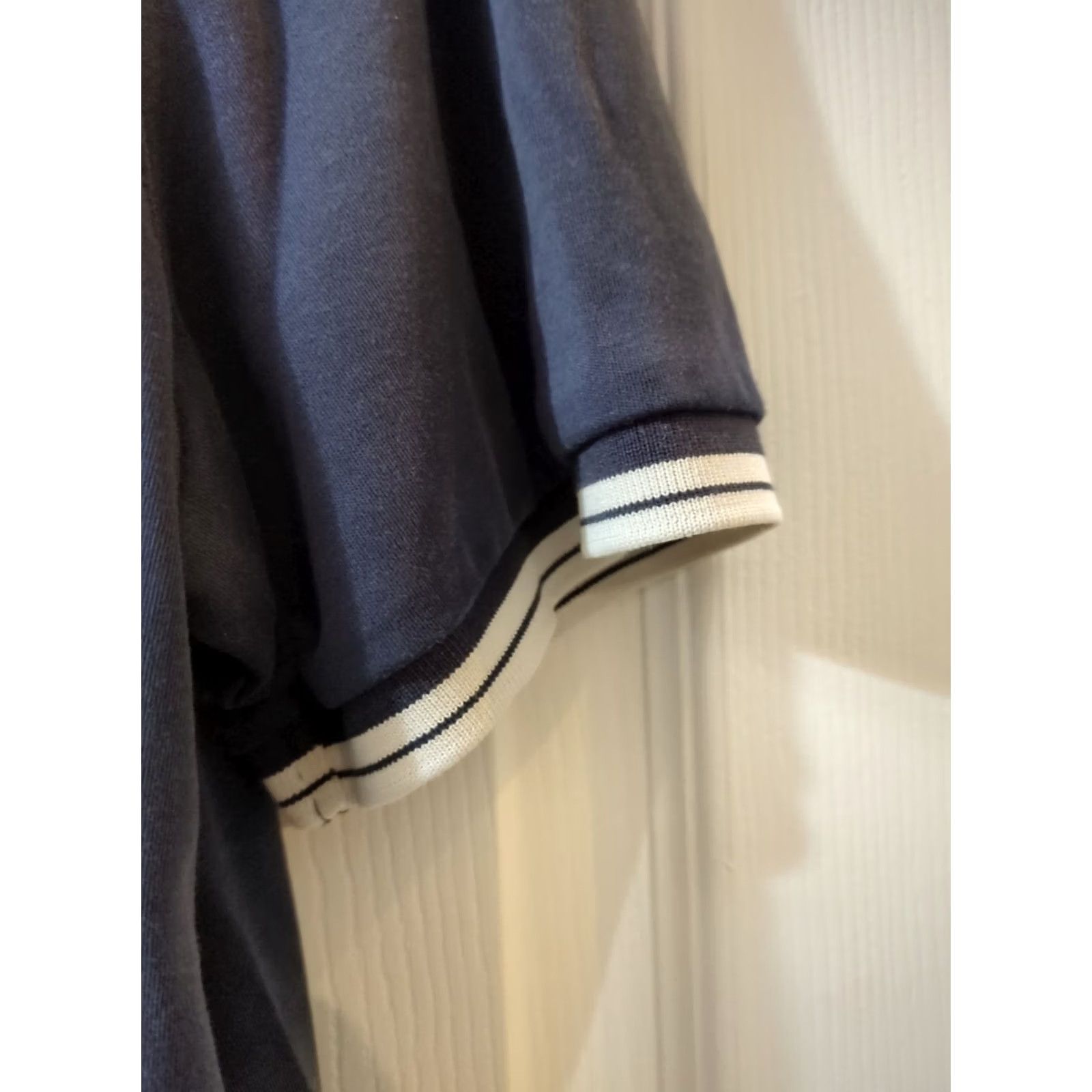 Michael Kors Michael Kors Men's Polo Shirt Short Sleeve Collar Blue Midnight Trim 100% Cotton Size M Size US M / EU 48-50 / 2 - 4 Thumbnail