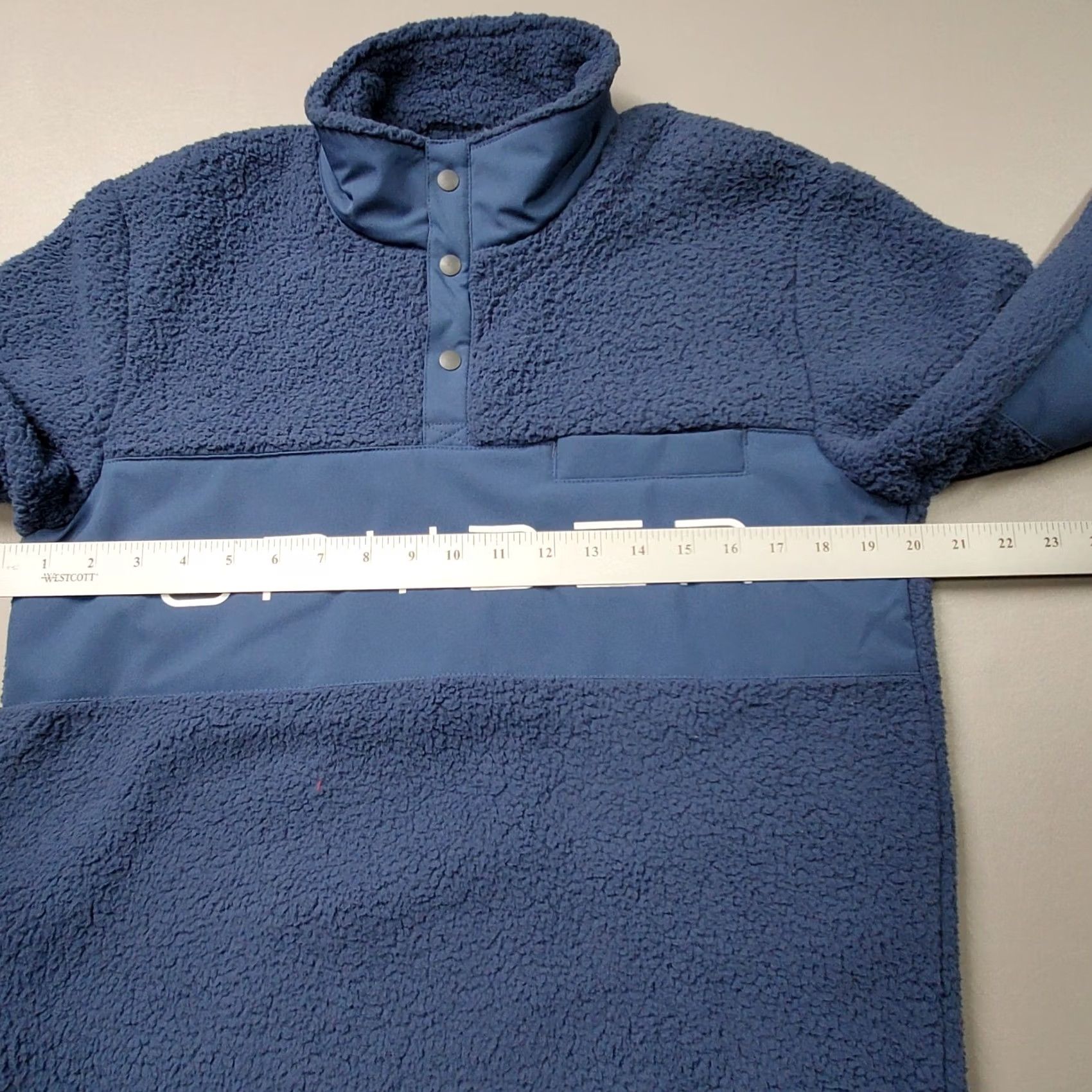 Spyder Spyder Mens Active Sports Vista Fleece Pullover Snap Neck Jacket Blue Size S Regular Logo Ski 1/2 Zip Mens Size US S / EU 44-46 / 1 - 6 Thumbnail