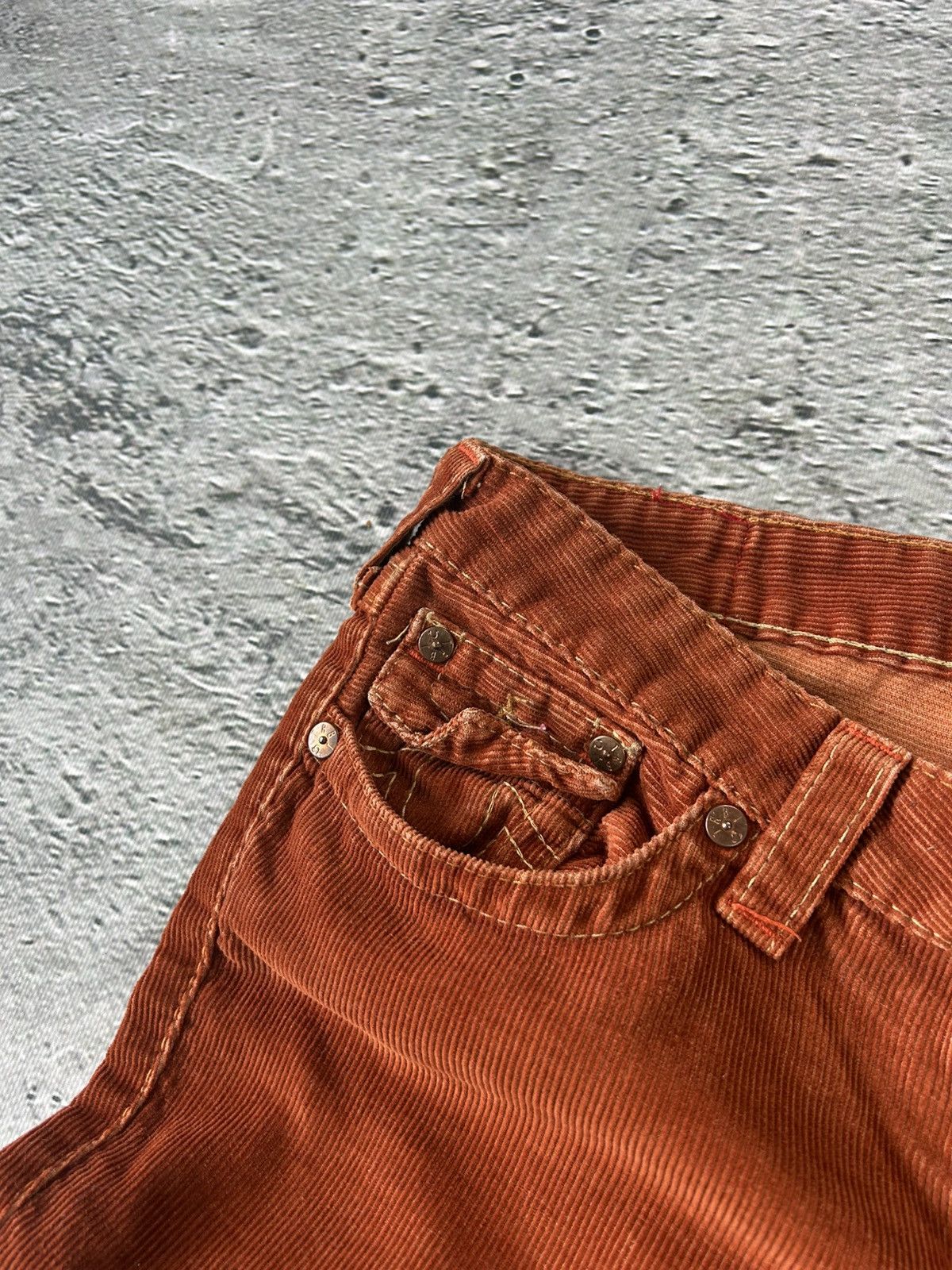 True Religion × Vintage True Religion Joey jeans vintage cords corduroy pants flared Size US 32 / EU 48 - 10 Thumbnail