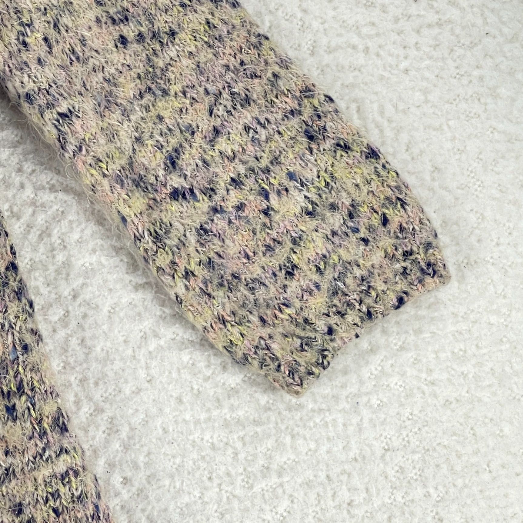 Lou & Grey Lou & Grey Ivory Fuzzy Knit Sweater Womens Pullover 3/4 Sleeve Size XS Size XS / US 0-2 / IT 36-38 - 4 Thumbnail