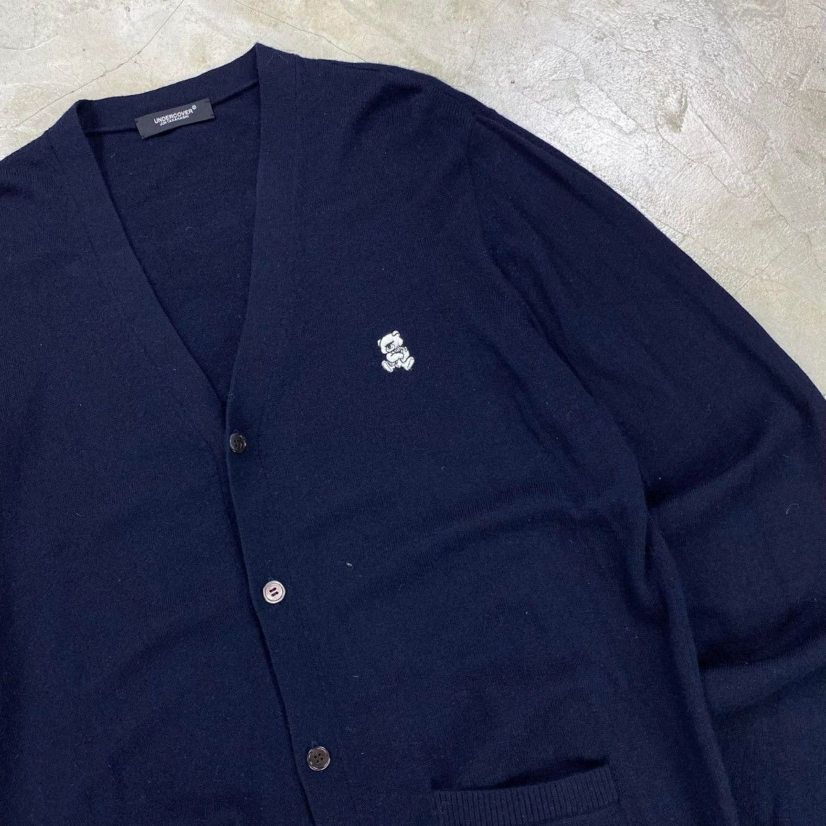 Undercover FW2019 ‘A Clockwork Orange’ Embroidered Bear Cardigan Size US M / EU 48-50 / 2 - 2 Thumbnail