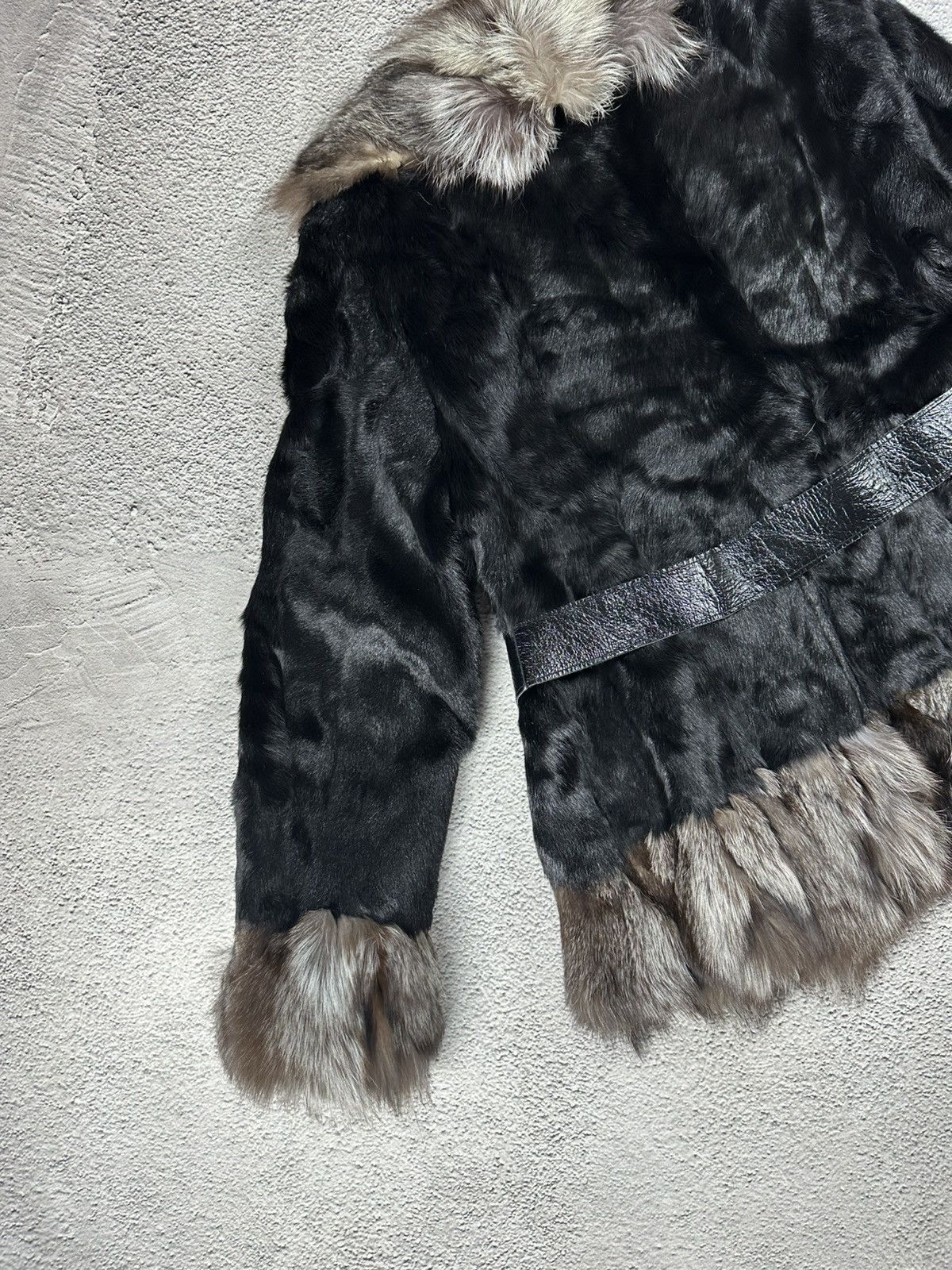 Other Vintage Fur Fuzzy Faux Jacket Japan Gothic Opium Y2K Coat Size M / US 6-8 / IT 42-44 - 15 Thumbnail