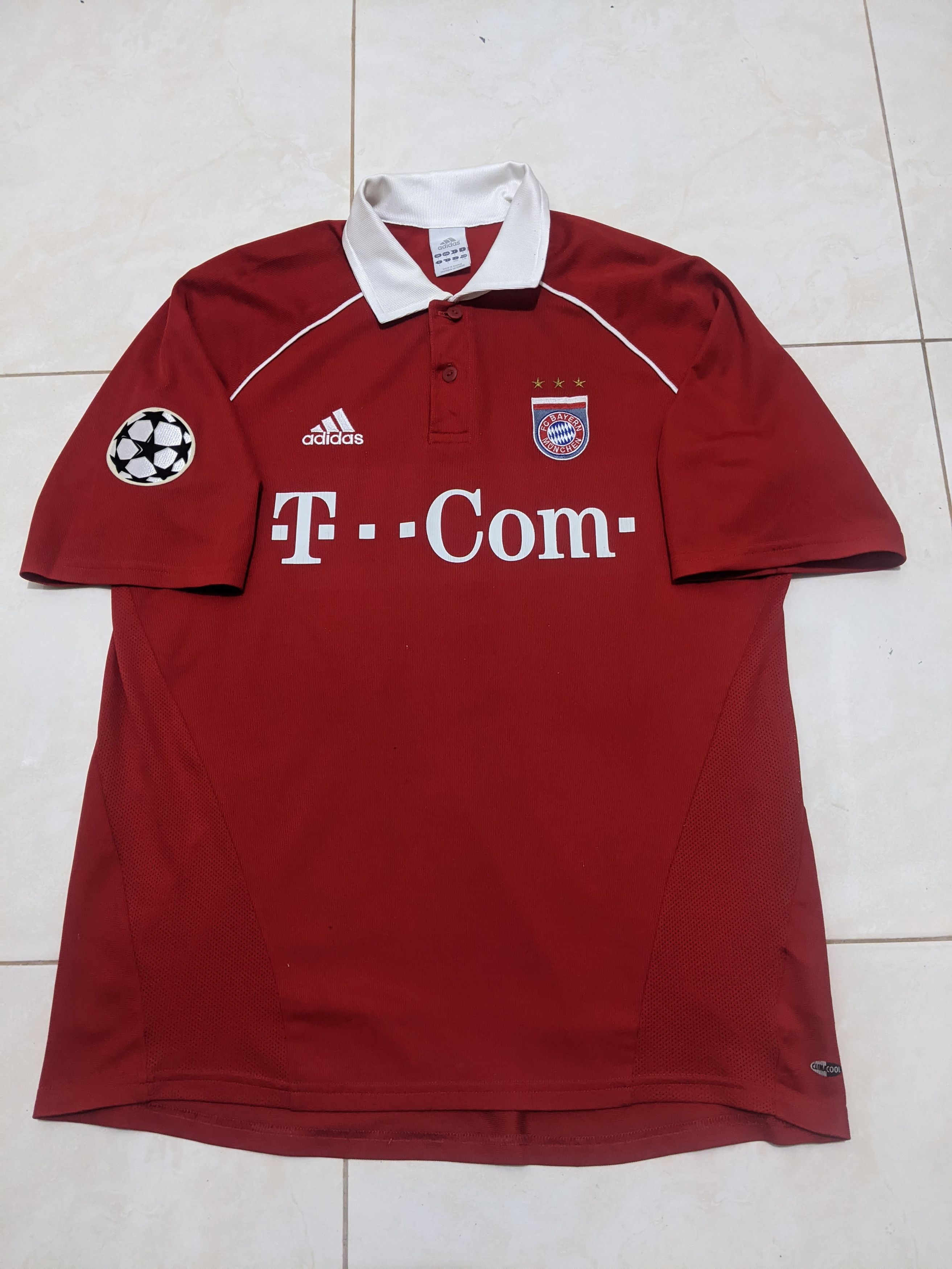 Adidas Bayer Munchen 2005-06 home makay Jersey football shirt Size US L / EU 52-54 / 3 - 1 Thumbnail