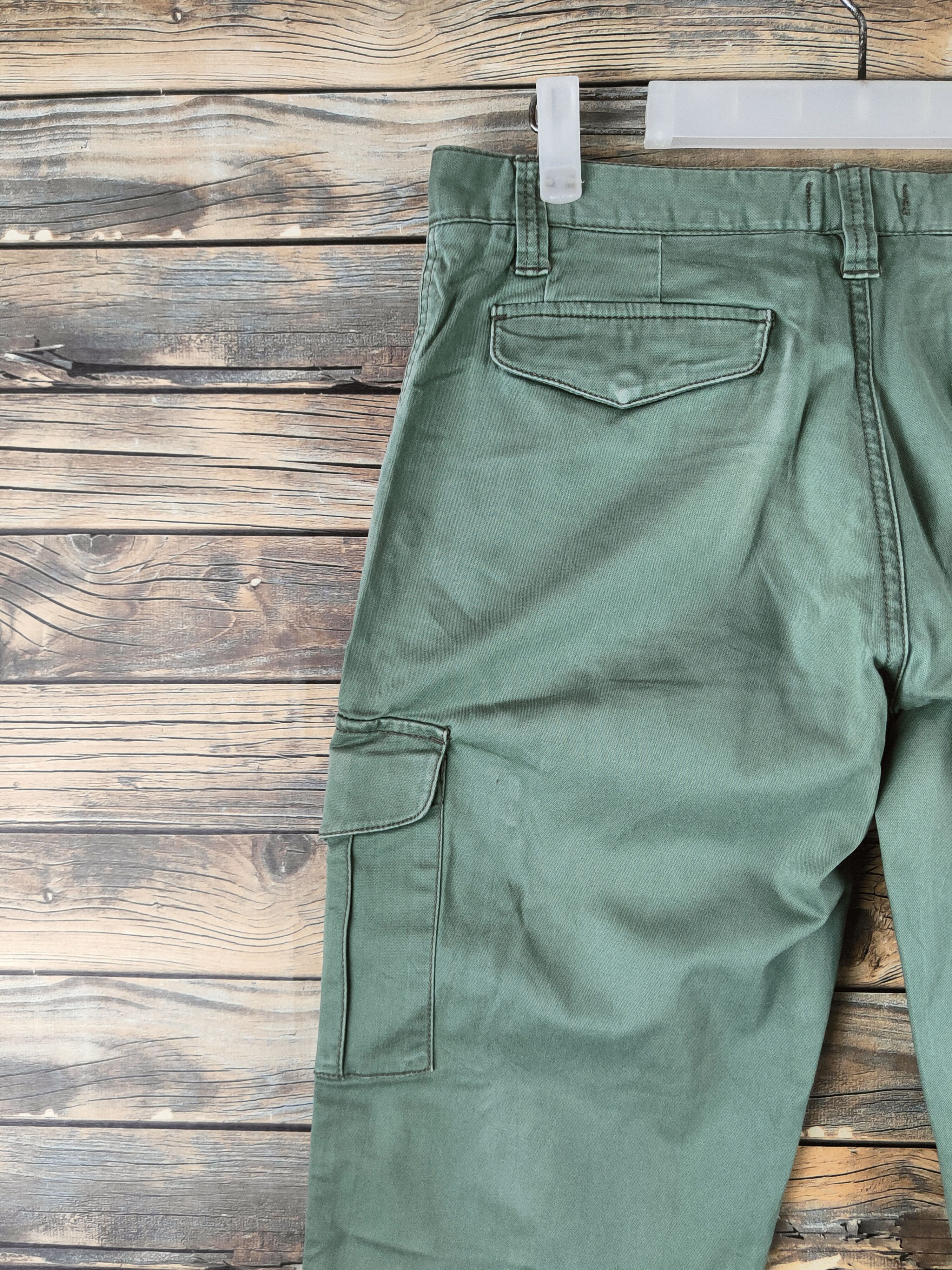 Global Work DL Global Work Green Multipocket Cargo Pants #46-297 Size US 32 / EU 48 - 8 Thumbnail