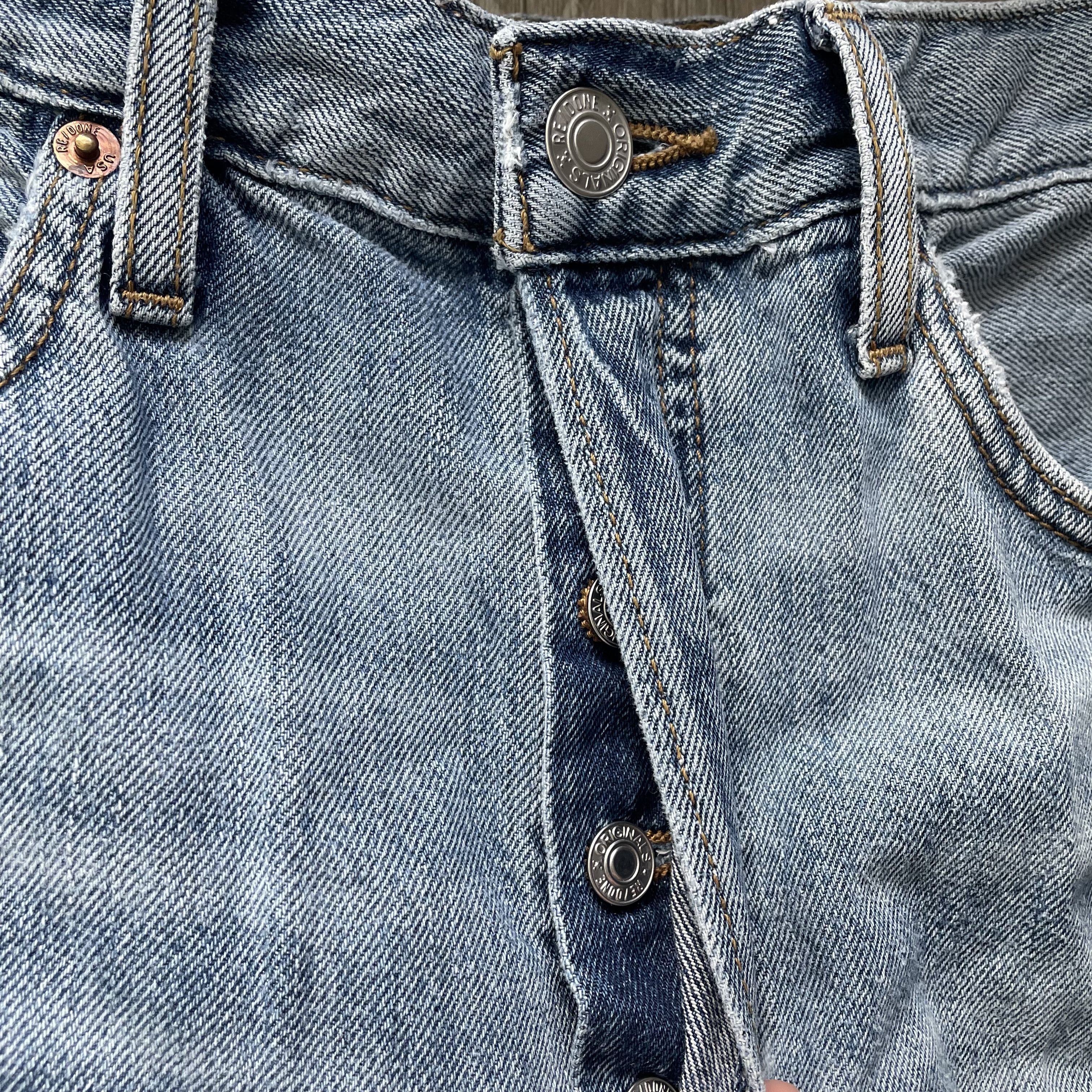RE/DONE RE/DONE High Rise Wide Leg Sunfaded Flow Jeans Size 27 Size 27" / US 4 / IT 40 - 5 Thumbnail
