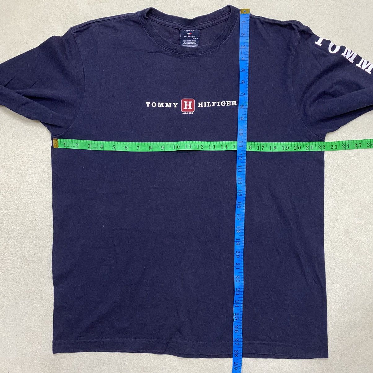 Tommy Hilfiger × Vintage Vintage 2001 TOMMY HILFIGER Long Sleeve T-shirt Size US M / EU 48-50 / 2 - 8 Thumbnail
