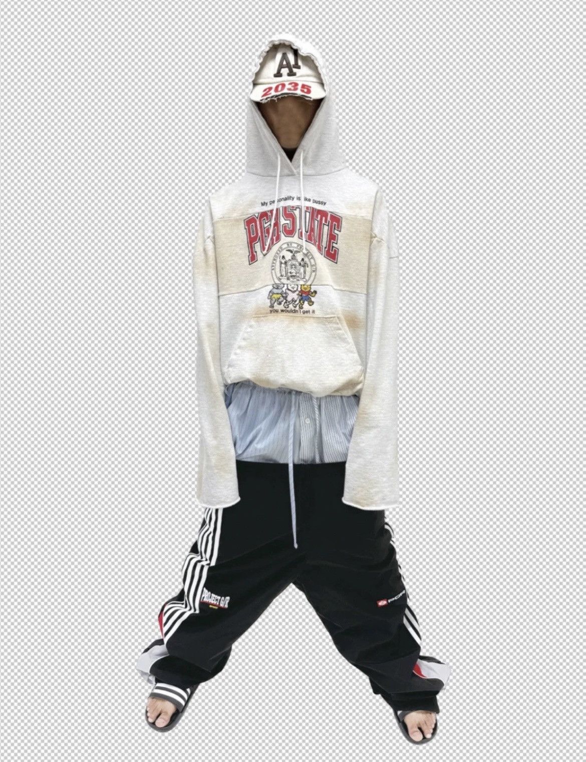 PROJECT G/R Grailz project GR Mud Destroy Hoodie Size US M / EU 48-50 / 2 - 10 Thumbnail
