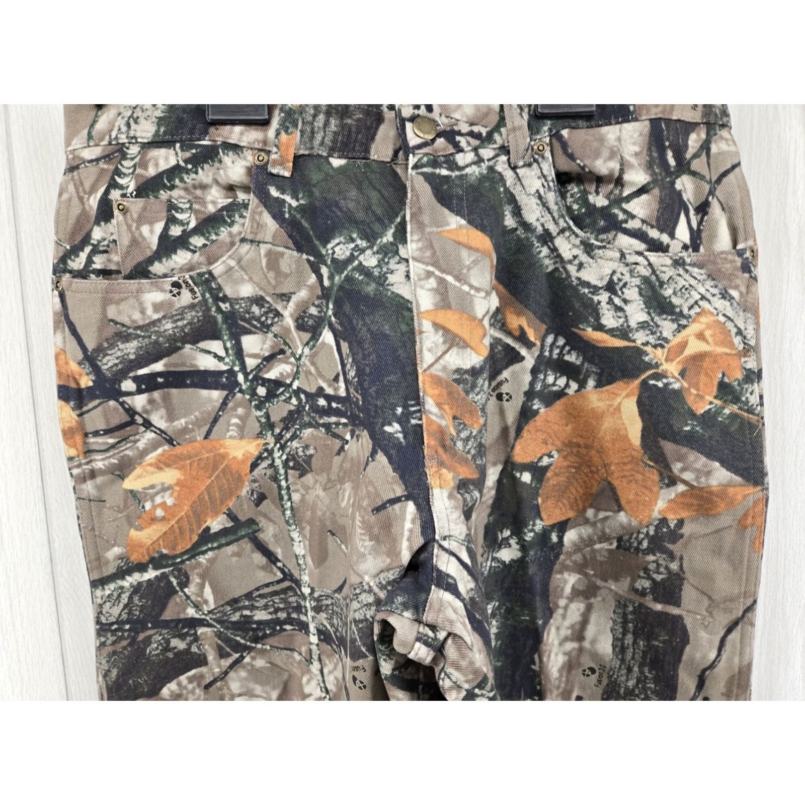 Wrangler VINTAGE Wrangler Fusion 3D Forest Camo Jeans Pants Mens 36x30 Double Knee Hunting Denim 5-Pocket Regular Straight Size US 36 / EU 52 - 2 Thumbnail