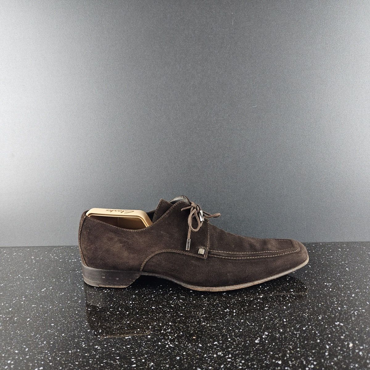 brown louis vuitton dress shoes Louis Vuitton Monogram Calfskin Beaubourg Platform Derby Shoes 37.5 Brown  1874775  FASHIONPHILE