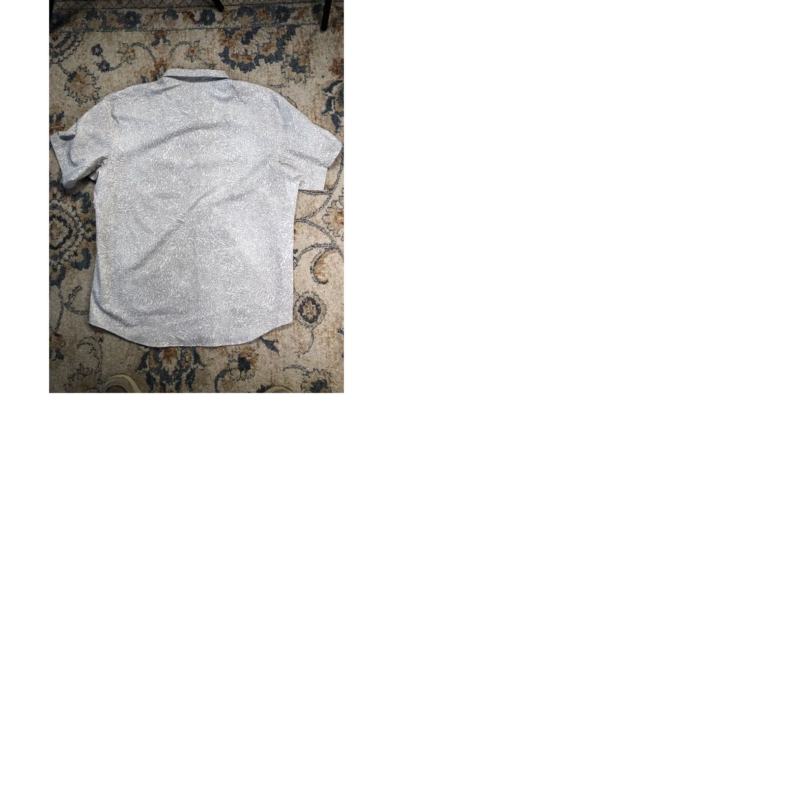 Lululemon Lululemon Shirt Mens 2XL Gray Abstract Graphic Print Short Sleeve Button-Up Stretch Size US XXL / EU 58 / 5 - 9 Thumbnail