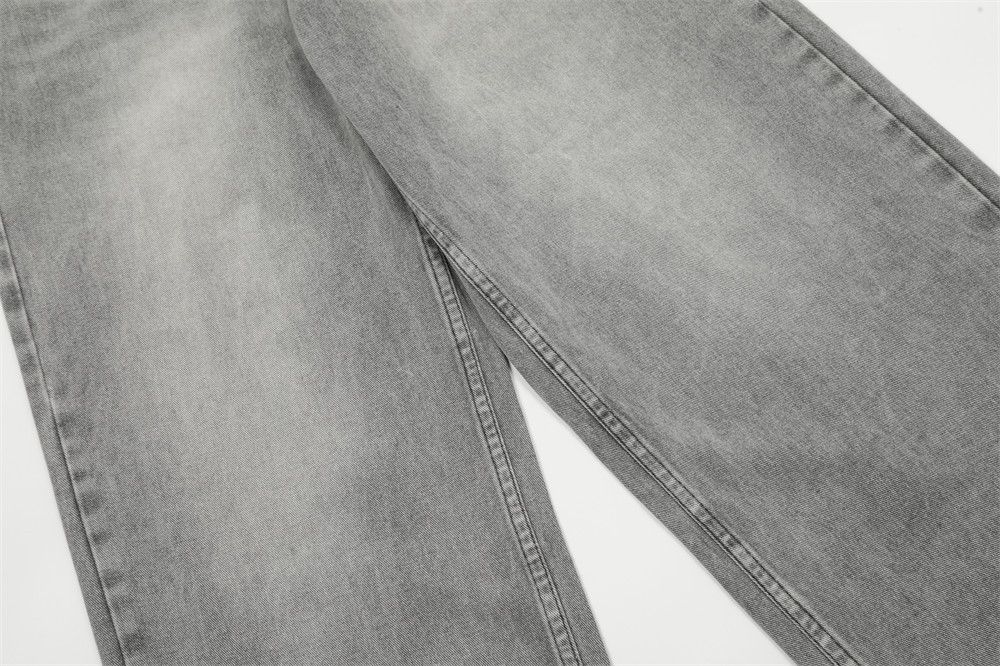 Japanese Brand × Jean Punk distressed washed men's loose straight versatile jeans Size US 34 / EU 50 - 5 Thumbnail