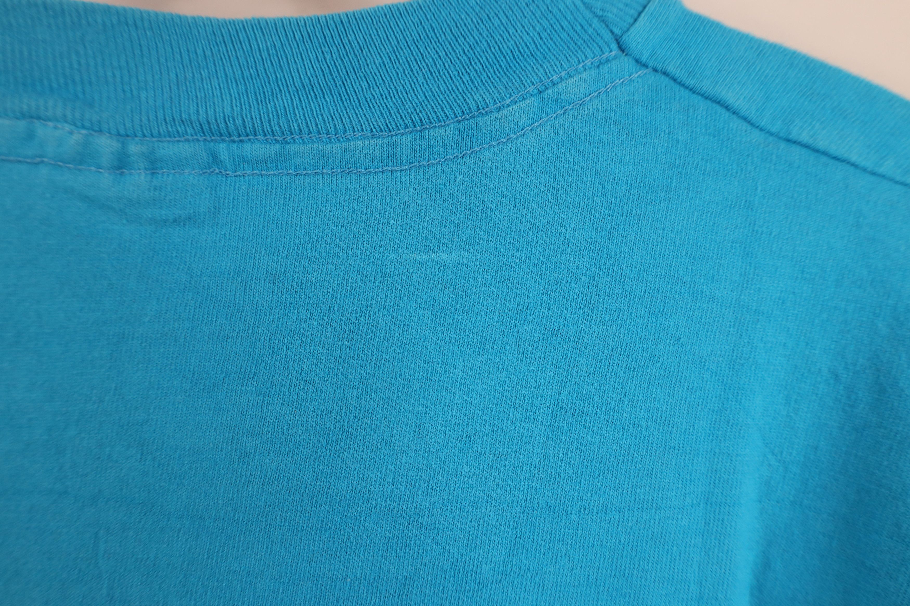 Vintage Vintage 90s Streetwear Mailbox Bird Flower T-Shirt Blue Size XL / US 12-14 / IT 48-50 - 8 Thumbnail