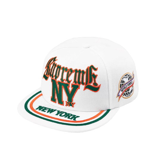 Supreme Supreme New York 6-Panel SS25 White Size ONE SIZE - 2 Thumbnail