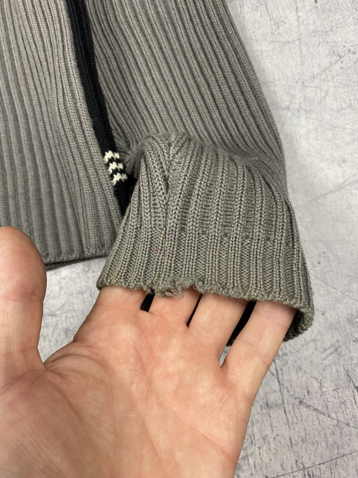 Massimo Osti Vintage 00s Stone Island Massimo Osti Wool Knitted Sweater Size US L / EU 52-54 / 3 - 7 Thumbnail