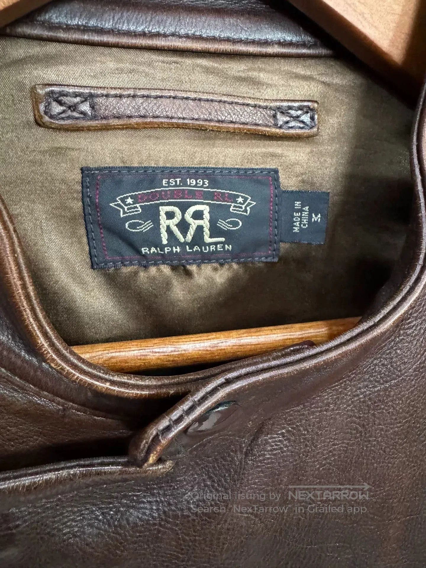 RRL Ralph Lauren RRL Leather Jacket with Slight Wear. Size US M / EU 48-50 / 2 - 2 Thumbnail