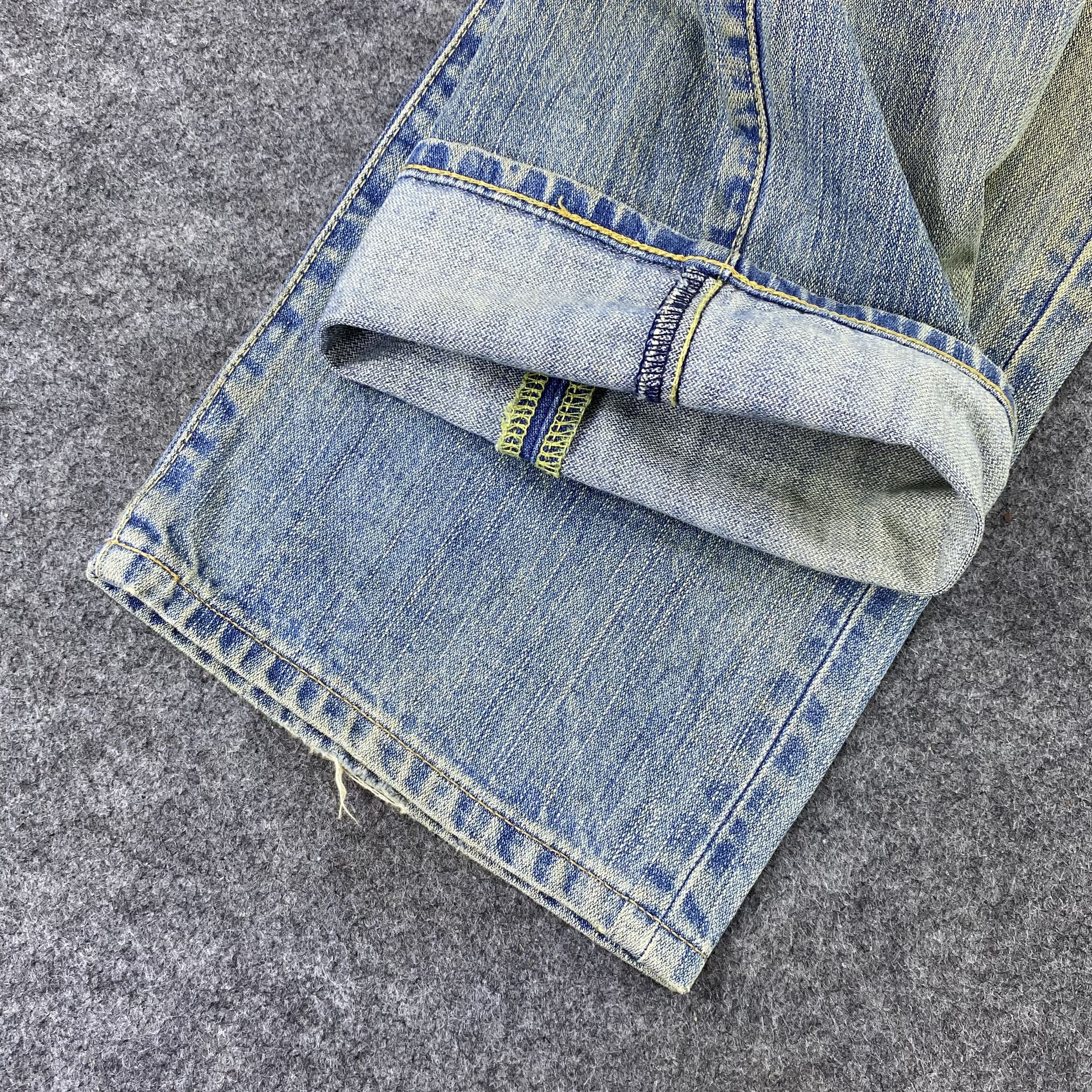 Jean × Vintage × Wrangler Vintage wrangler Distressed Blue Wash jeans-J1160 Size US 38 / EU 54 - 12 Thumbnail