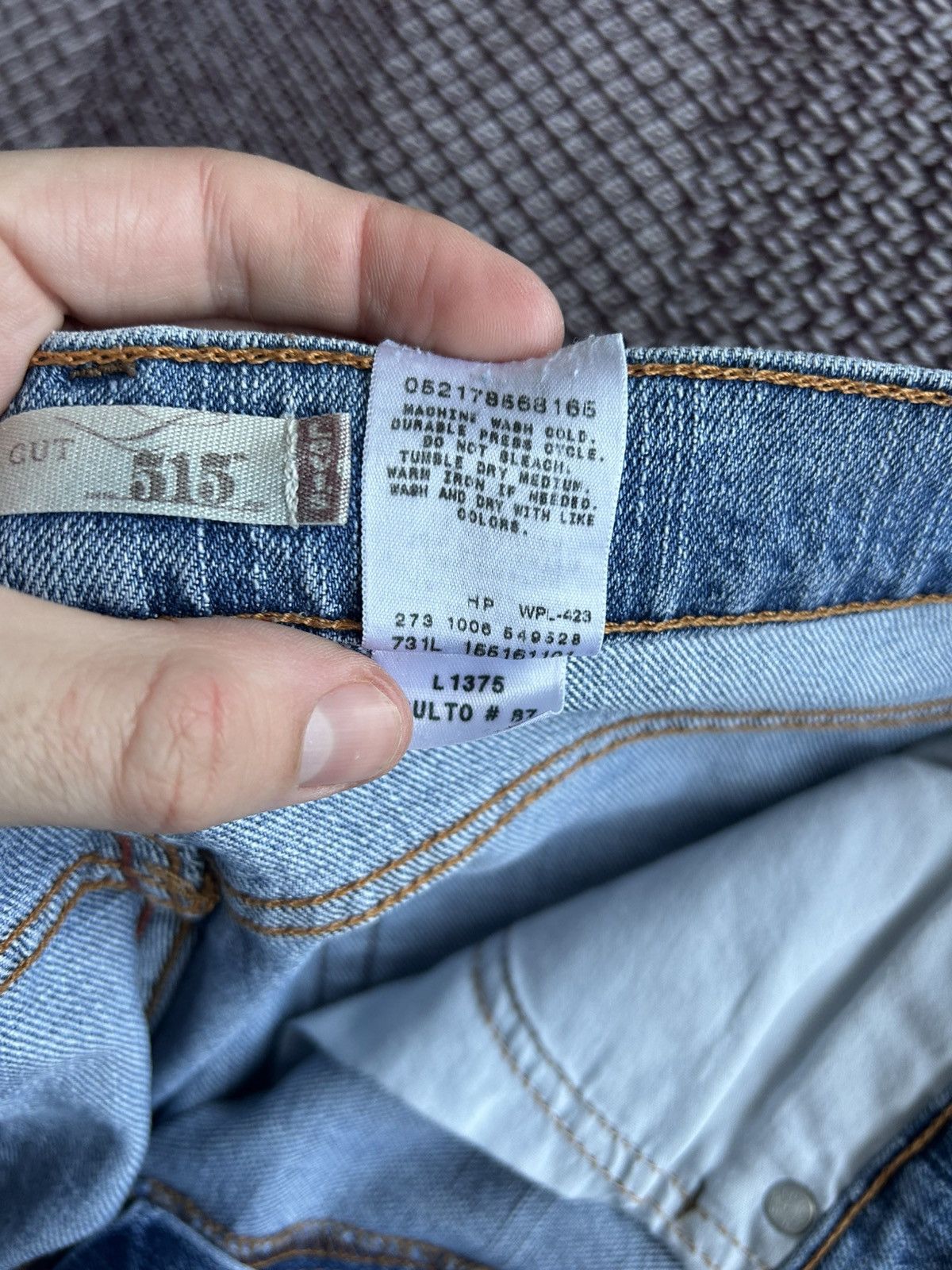 Levi's Vintage Flared Levis 515 Boot Cut Washed 00s Streetwear Y2K Size 32" / US 10 / IT 46 - 6 Thumbnail