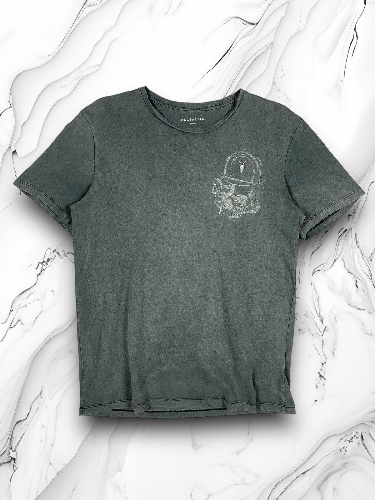 Allsaints × Vintage Vintage Allsaints Designer Faded Tee T Shirt Size US M / EU 48-50 / 2 - 1 Thumbnail