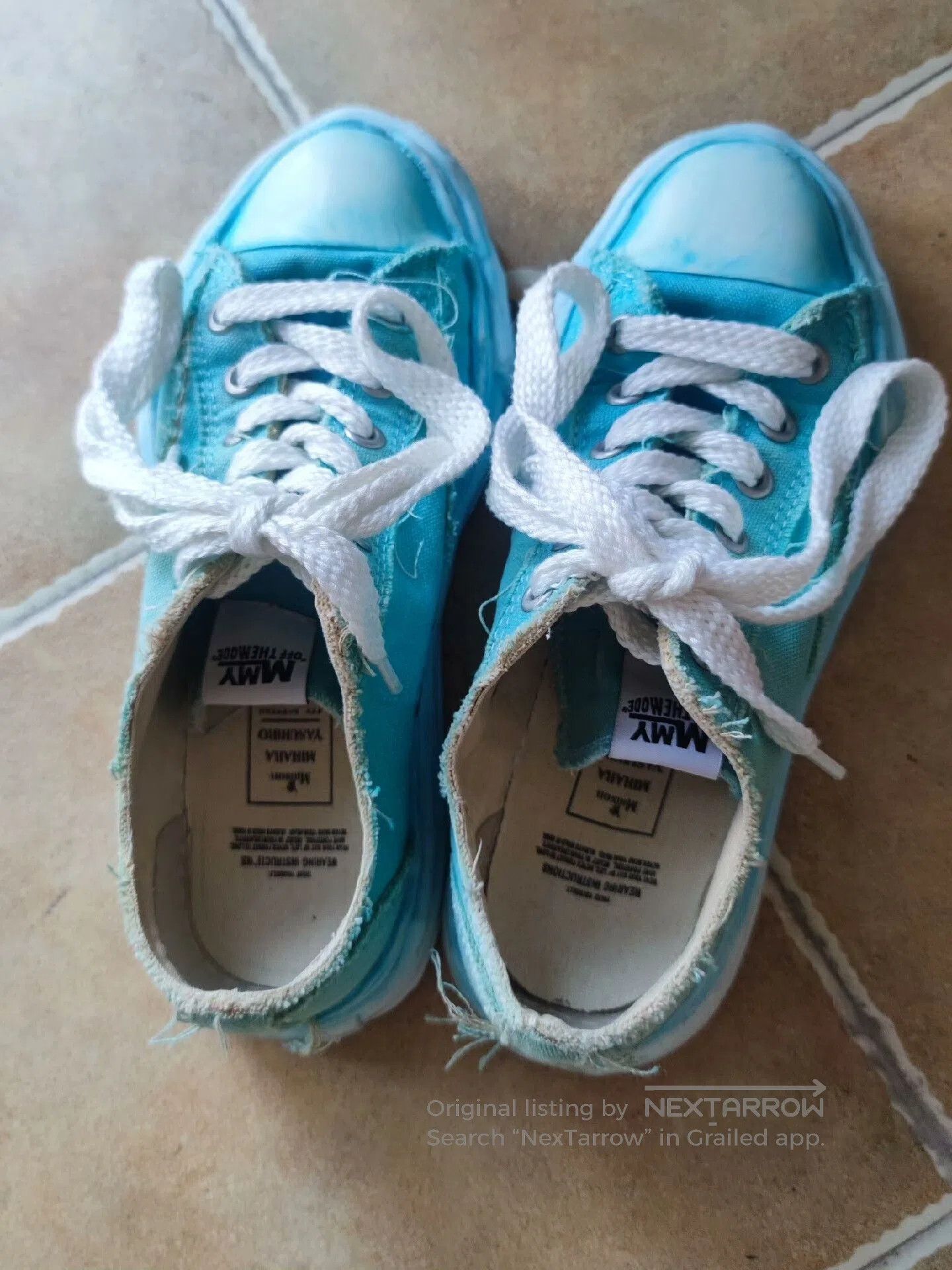 Maison MIHARA YASUHIRO Mihara Yasuhiro Canvas Sneakers. Size US 7 / EU 40 - 3 Thumbnail