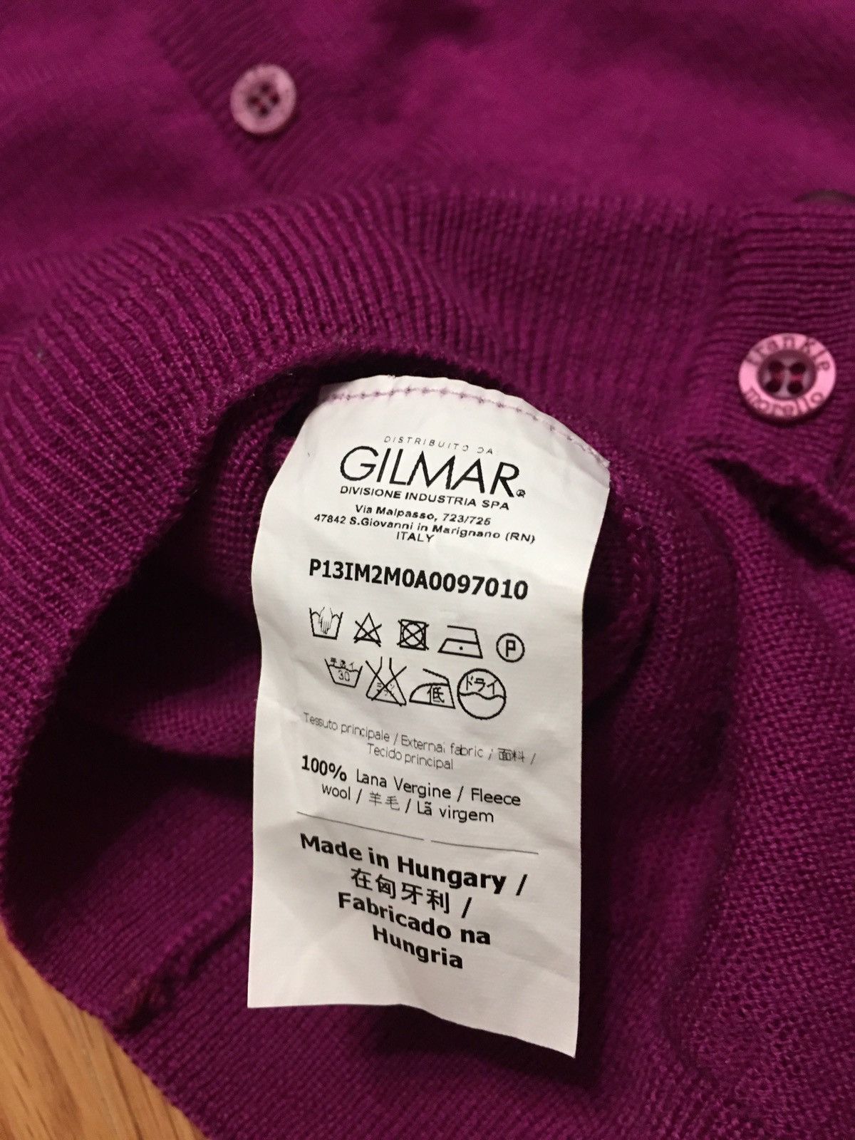 Frankie Morello Frankie Morello Milan Purple Wool Designer Sweater Size L Size L / US 10 / IT 46 - 11 Thumbnail