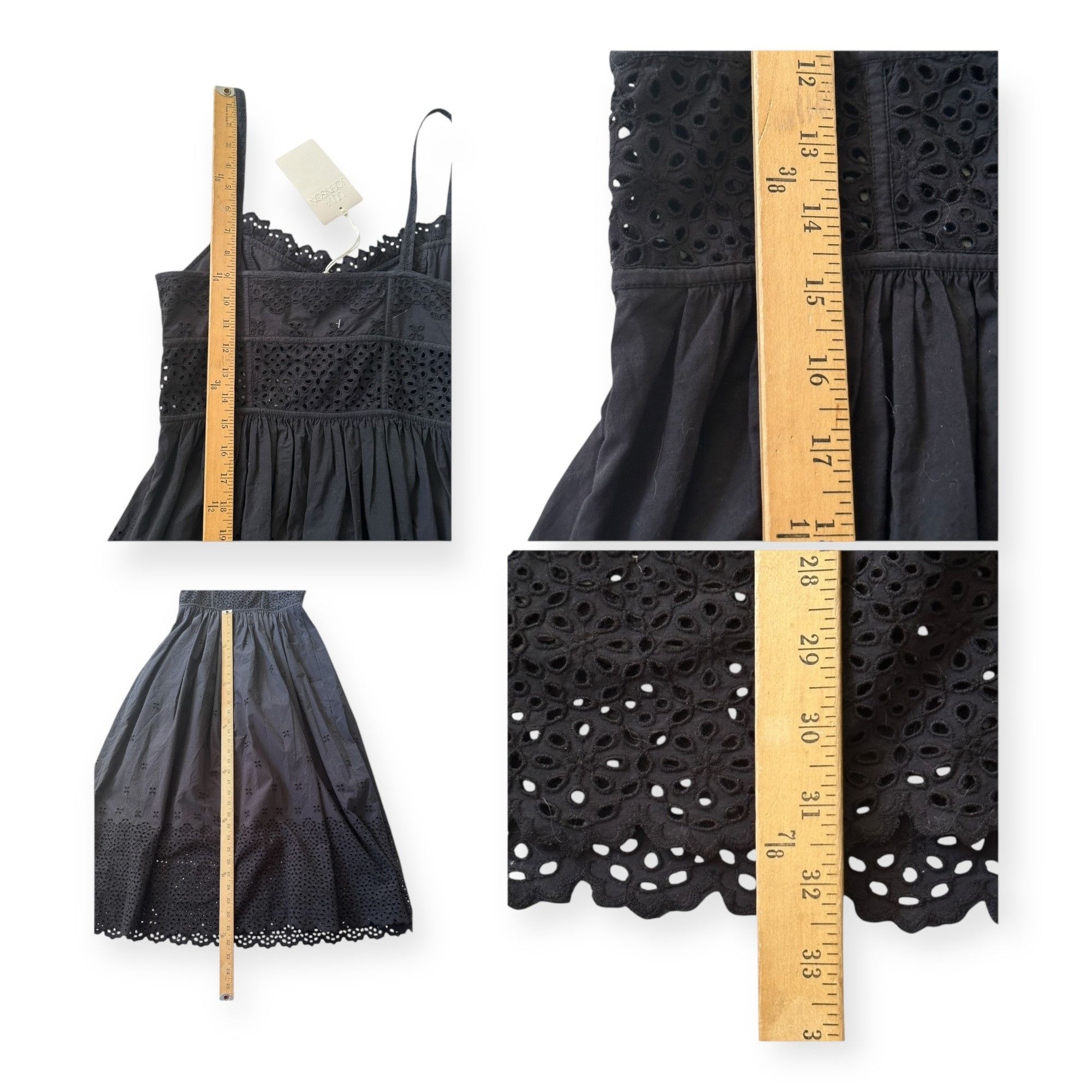 Ulla Johnson ULLA JOHNSON Celestia Broderie Anglaise Cotton Midi Dress, Size S / US 4 / IT 40 - 14 Thumbnail