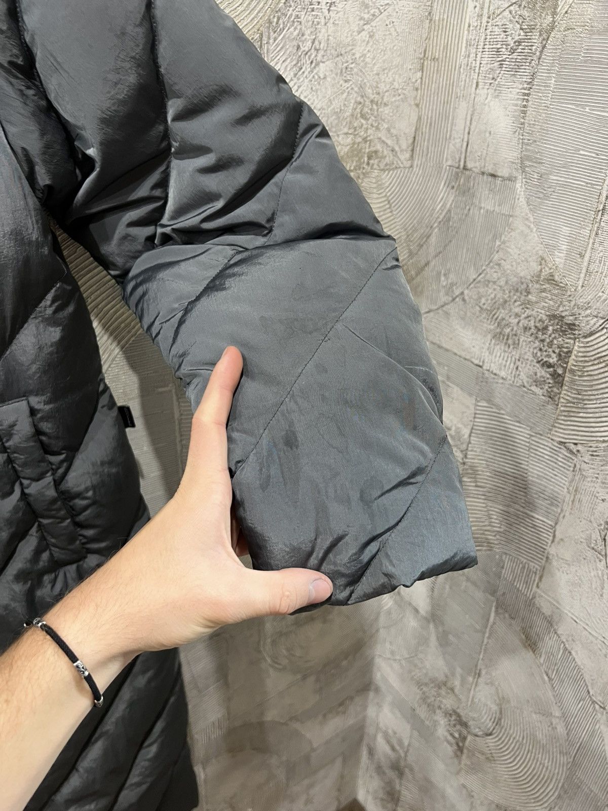 Moncler Moncler vintage down jacket long puffer silver grey 90’s Size M / US 6-8 / IT 42-44 - 4 Thumbnail