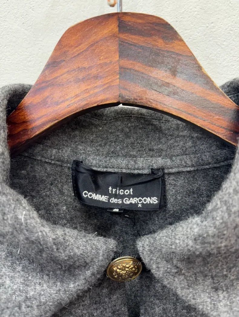 Comme des Garcons Comme Des Garcons Grey bow wool cardigan Size S / US 4 / IT 40 - 5 Thumbnail