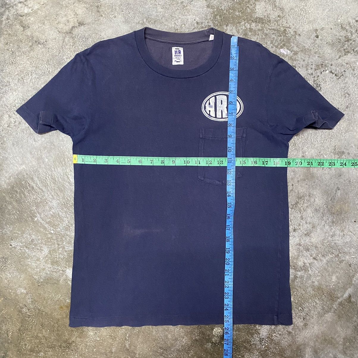 Blue Blue Japan RARE! VINTAGE HR MARKET SELVEDGE POCKET TEE JAPAN SHIRT Size US S / EU 44-46 / 1 - 14 Thumbnail