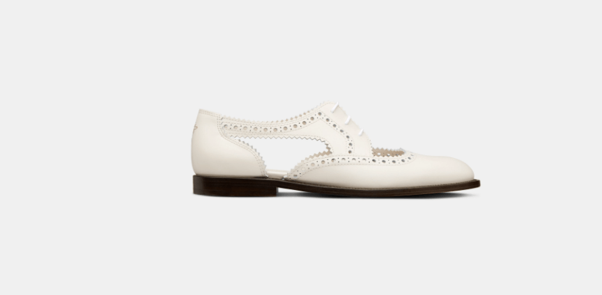 o1w1db10525 KDB683 Teddy-D Derby Shoes in White