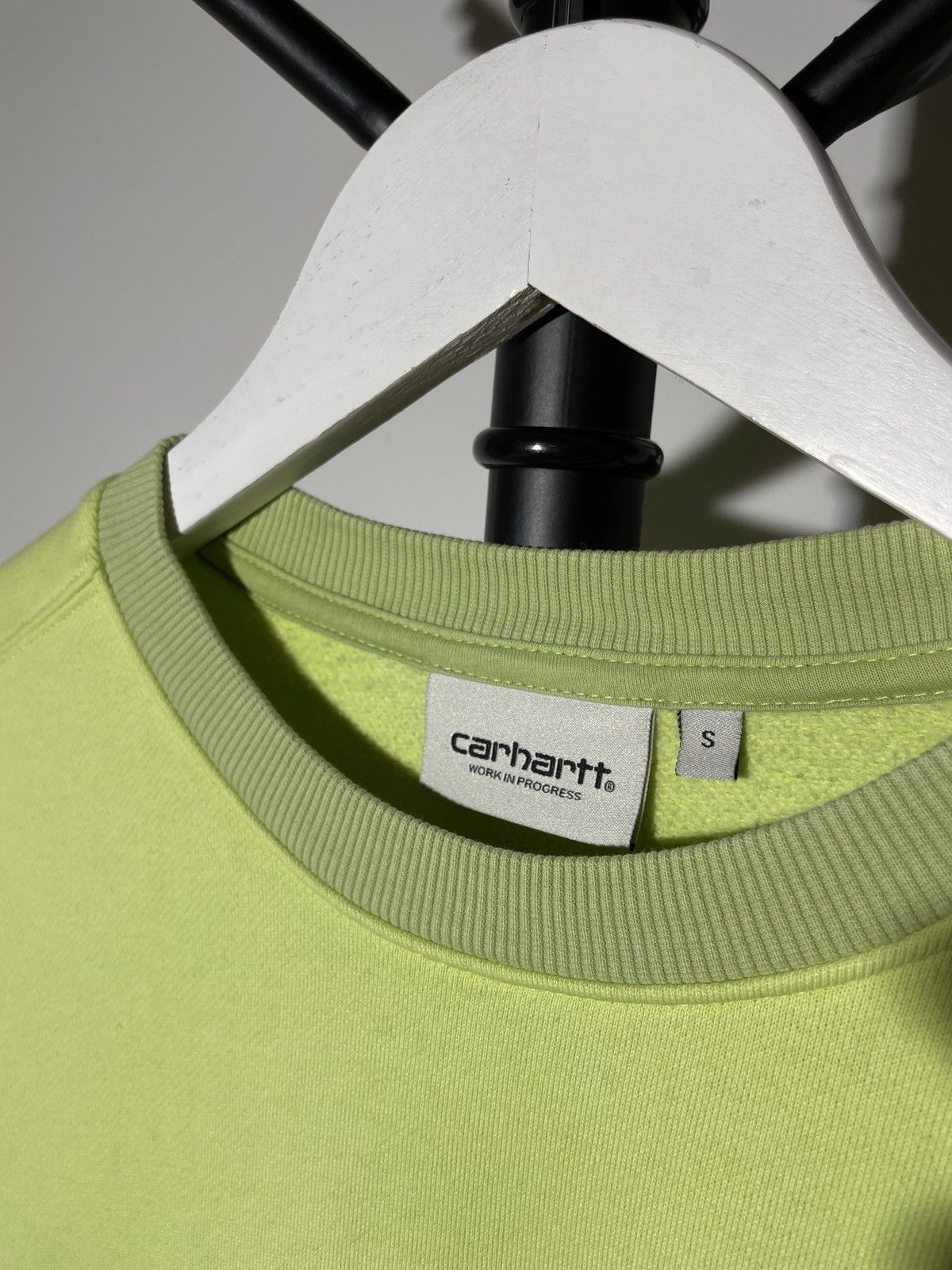 Carhartt × Vintage CARHARTT WIP SMALL LOGO NEON SWEATSHIRT Size US S / EU 44-46 / 1 - 3 Thumbnail