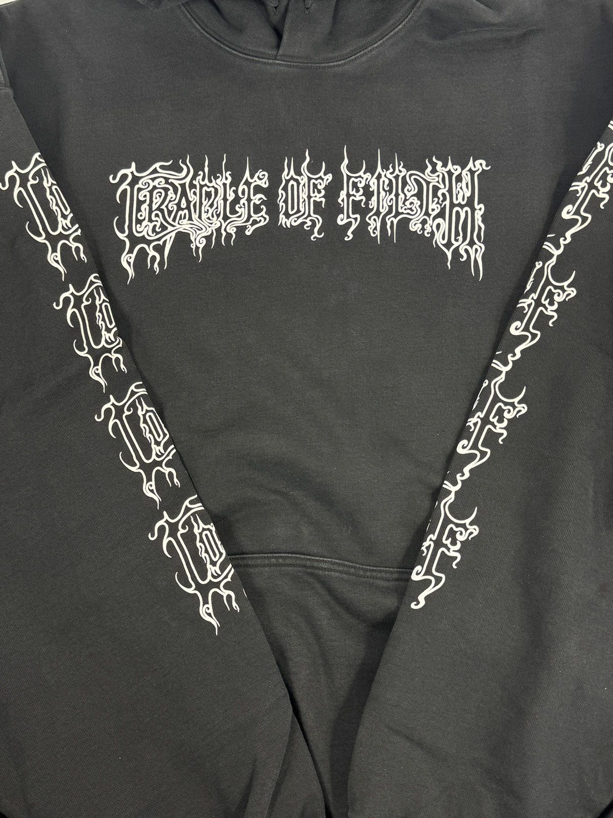 Vetements x CRADLE OF FILTH LOGO OVERSIZED HOODIE Size US L / EU 52-54 / 3 - 4 Thumbnail