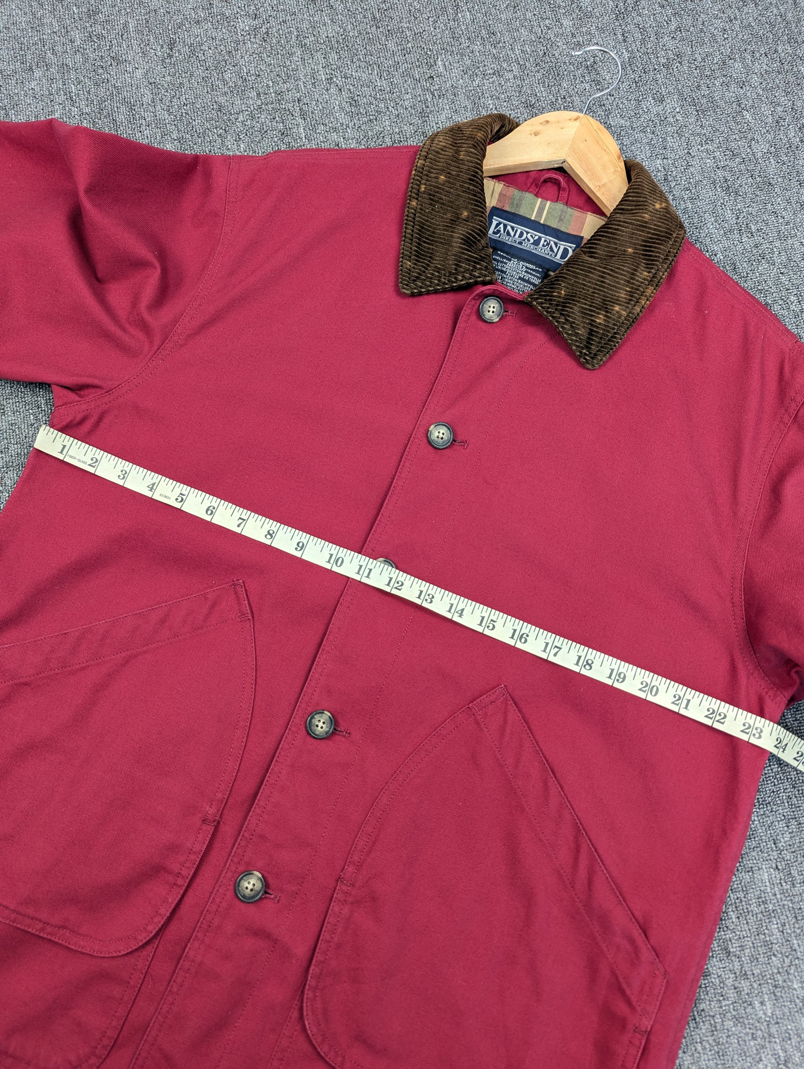 Lands' End Vintage 90s Lands End Duck Canvas Chore Jacket Size US M / EU 48-50 / 2 - 17 Thumbnail