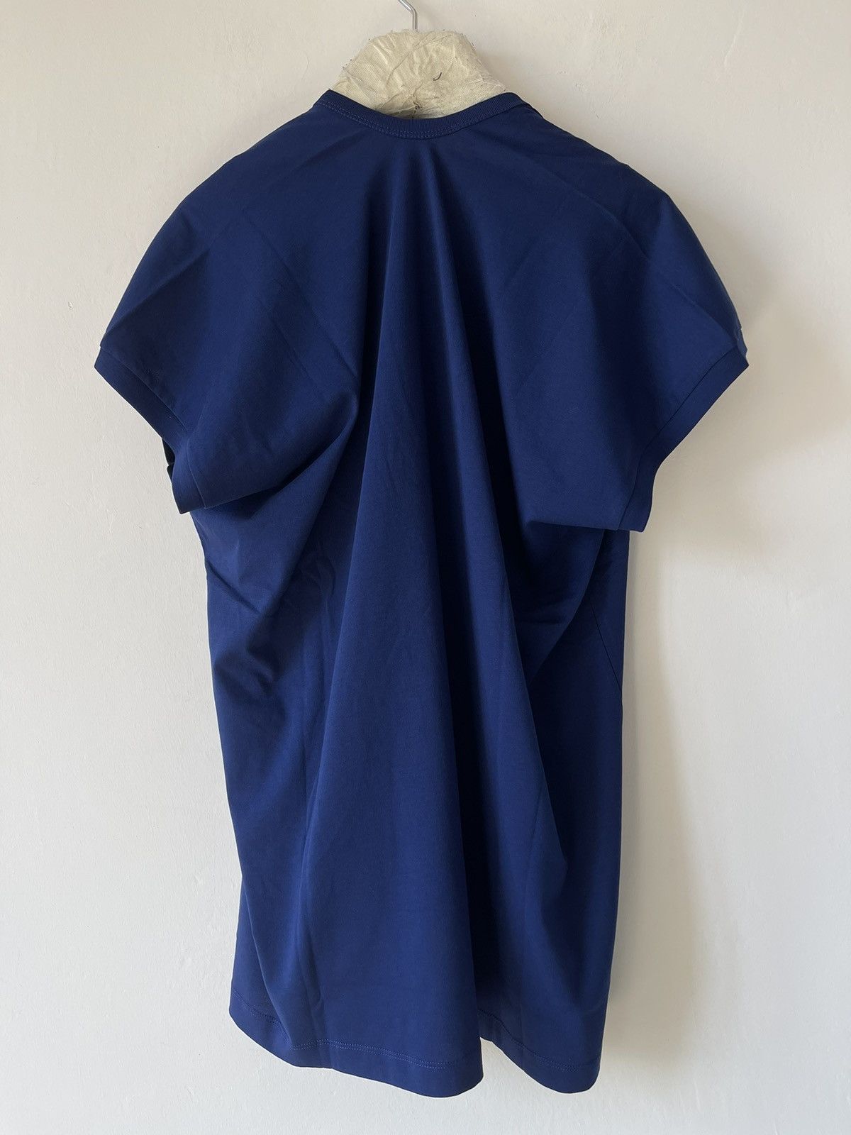 Dries Van Noten Blue V-Neck t-shirt Size L / US 10 / IT 46 - 2 Thumbnail