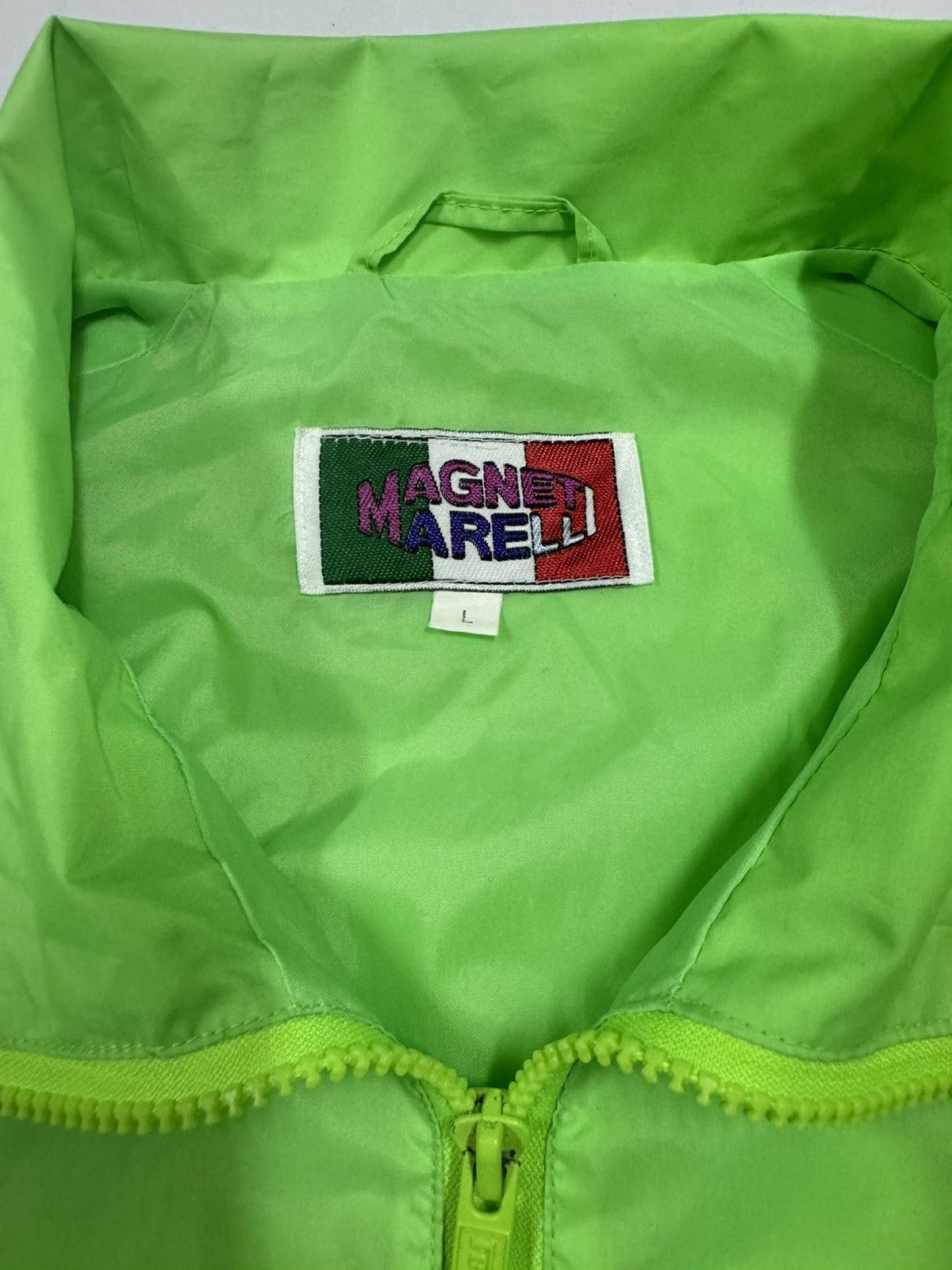 Ferrari × Sports Specialties × Vintage Vtg🔥Magneti Marreli Neon Green Sponsorizzata Dalla jacket Size US L / EU 52-54 / 3 - 7 Thumbnail