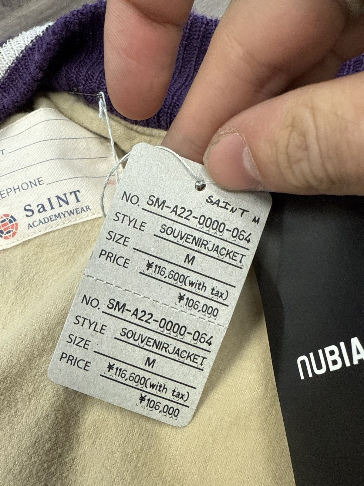 Saint Michael Saint Michael Sherman stadium jacket purple medium Size US M / EU 48-50 / 2 - 3 Thumbnail