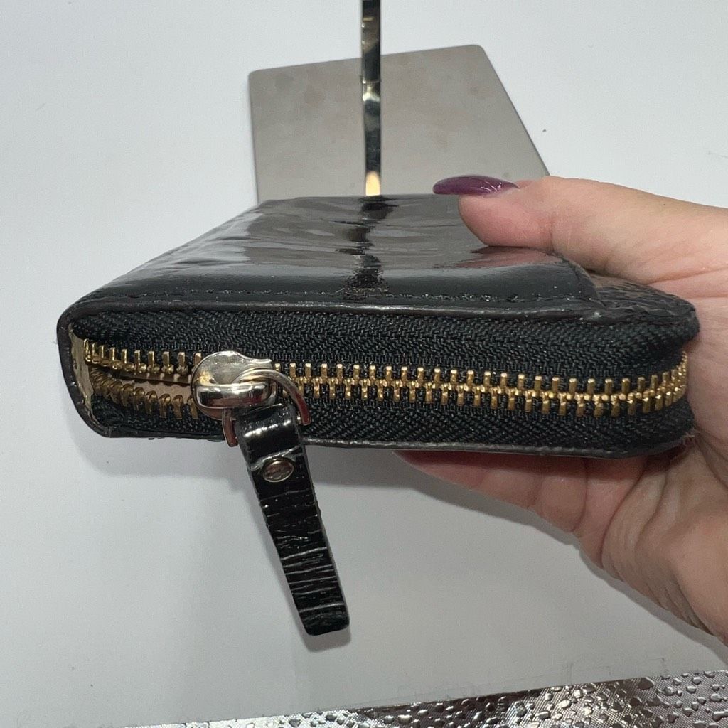 Kate Spade Kate Spade Patent Leather Long Wallet with Tan Interior Size ONE SIZE - 8 Thumbnail