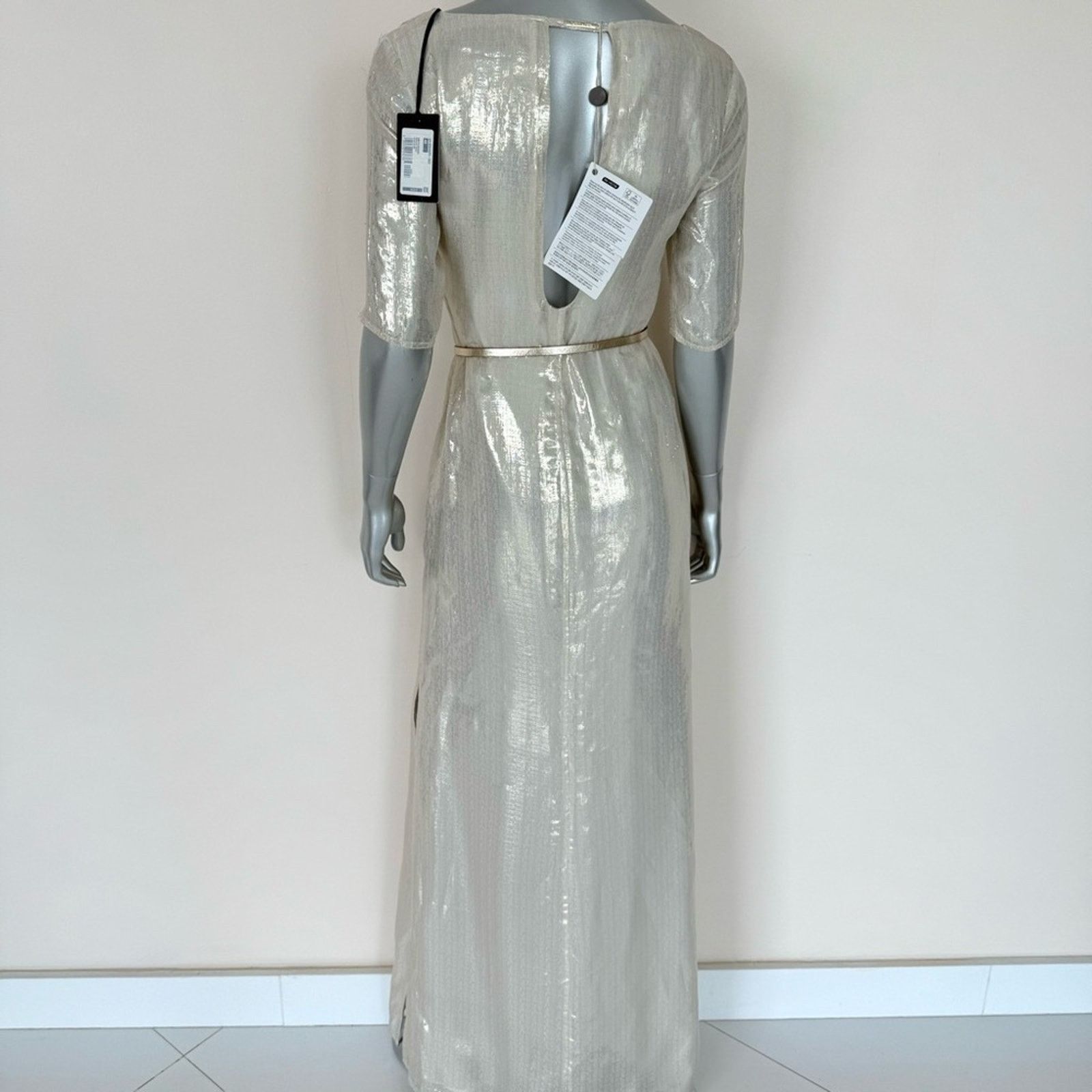 Patrizia Pepe NWT Patrizia Pepe women long sheer dress size 40IT or S 569$ Size S / US 4 / IT 40 - 5 Thumbnail