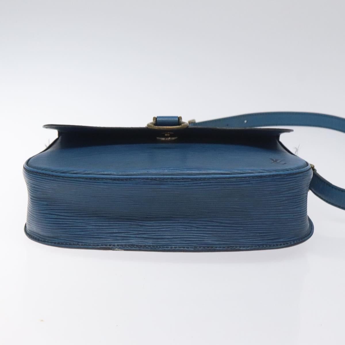 Louis Vuitton LOUIS VUITTON Epi Saint Cloud GM Shoulder Bag Toledo Blue Size ONE SIZE - 9 Thumbnail