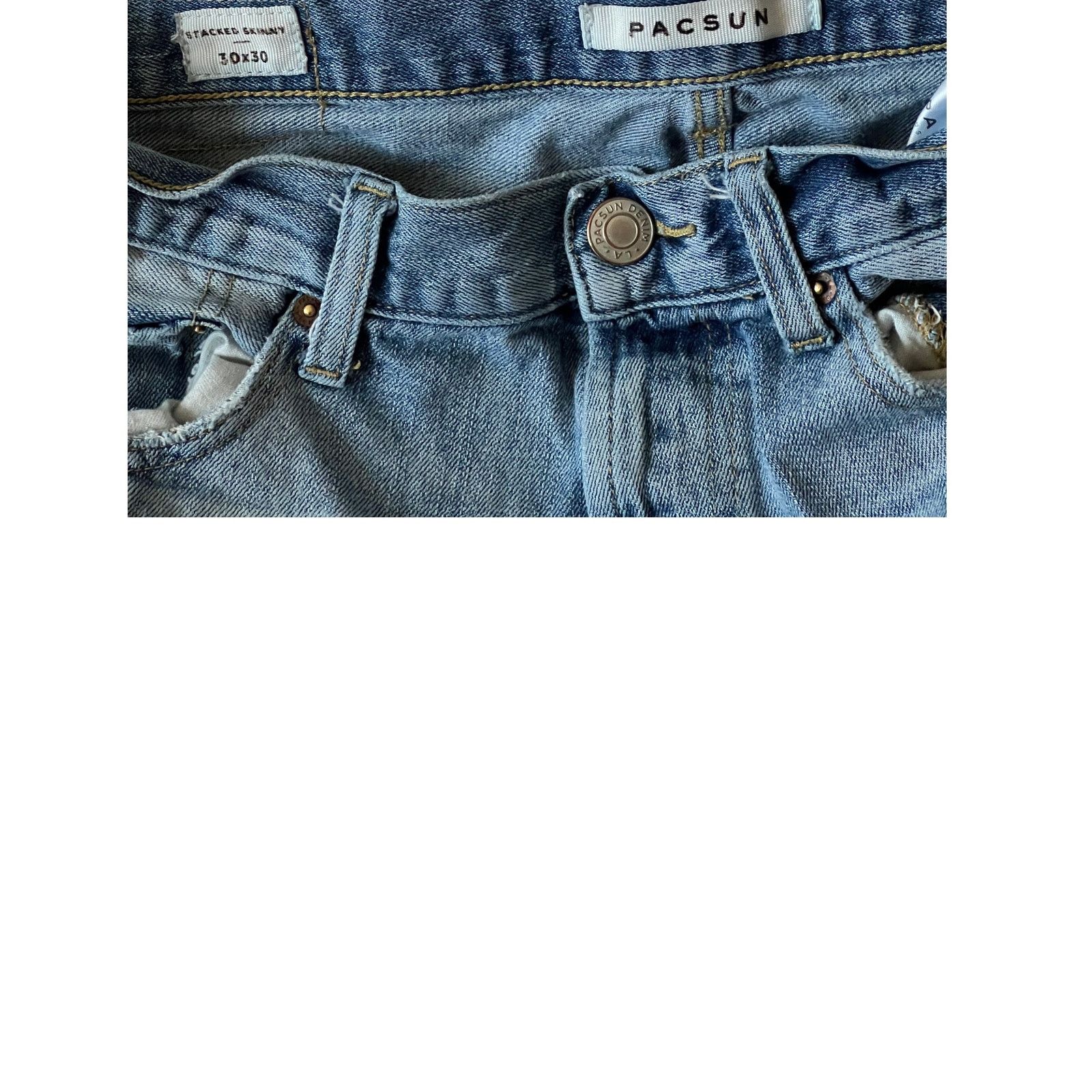 Pacsun PacSun Stacked Skinny Jeans Mens 30x30 Size US 30 / EU 46 - 4 Thumbnail