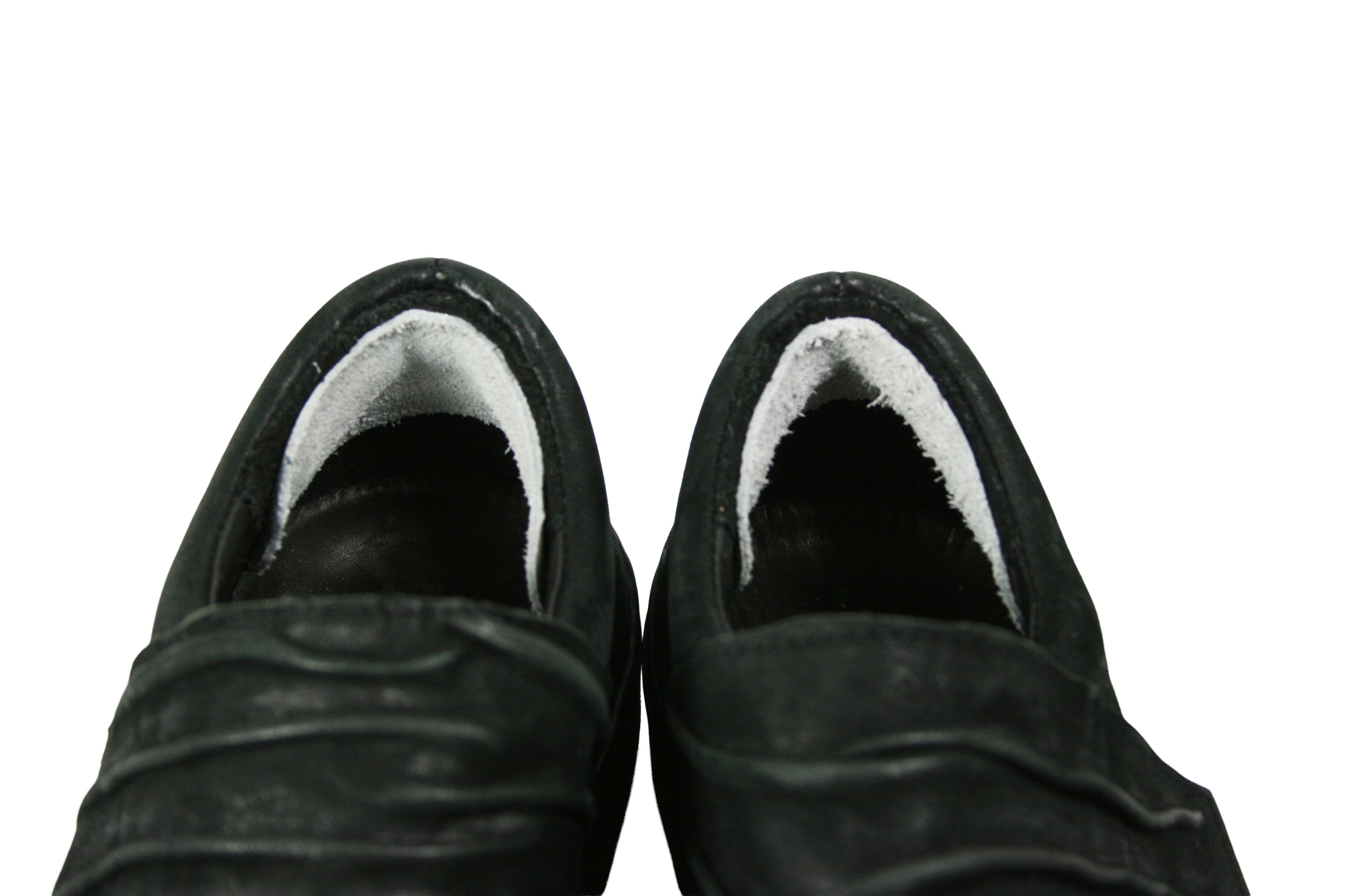 The Last Conspiracy Avant Garde Horse Leather Crinkle Straps Low Sneakers Size US 8 / IT 38 - 12 Thumbnail