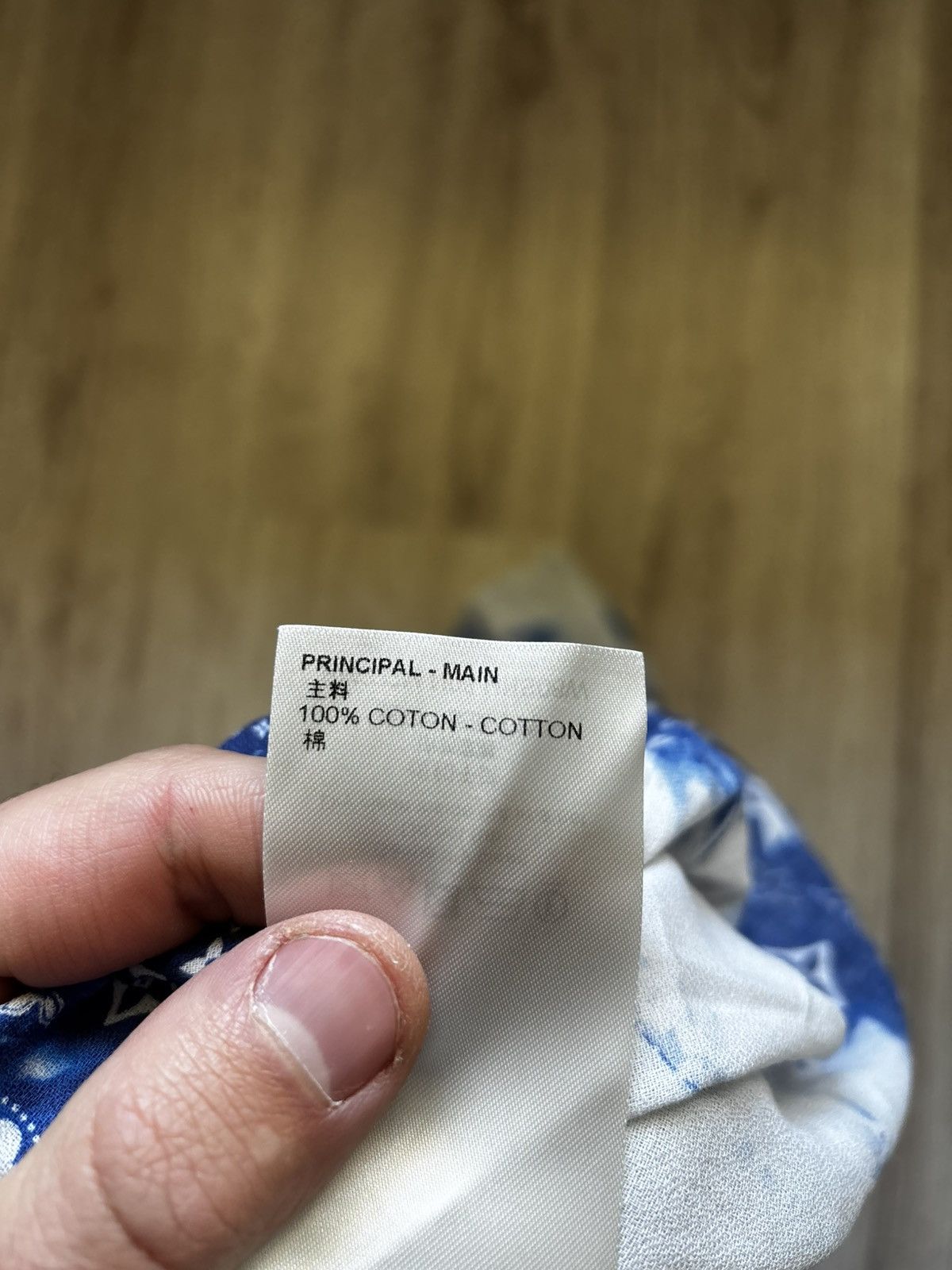 Louis Vuitton Louis Vuitton Monogram Bandana Hook Detail Shirt Blue Size US M / EU 48-50 / 2 - 8 Thumbnail